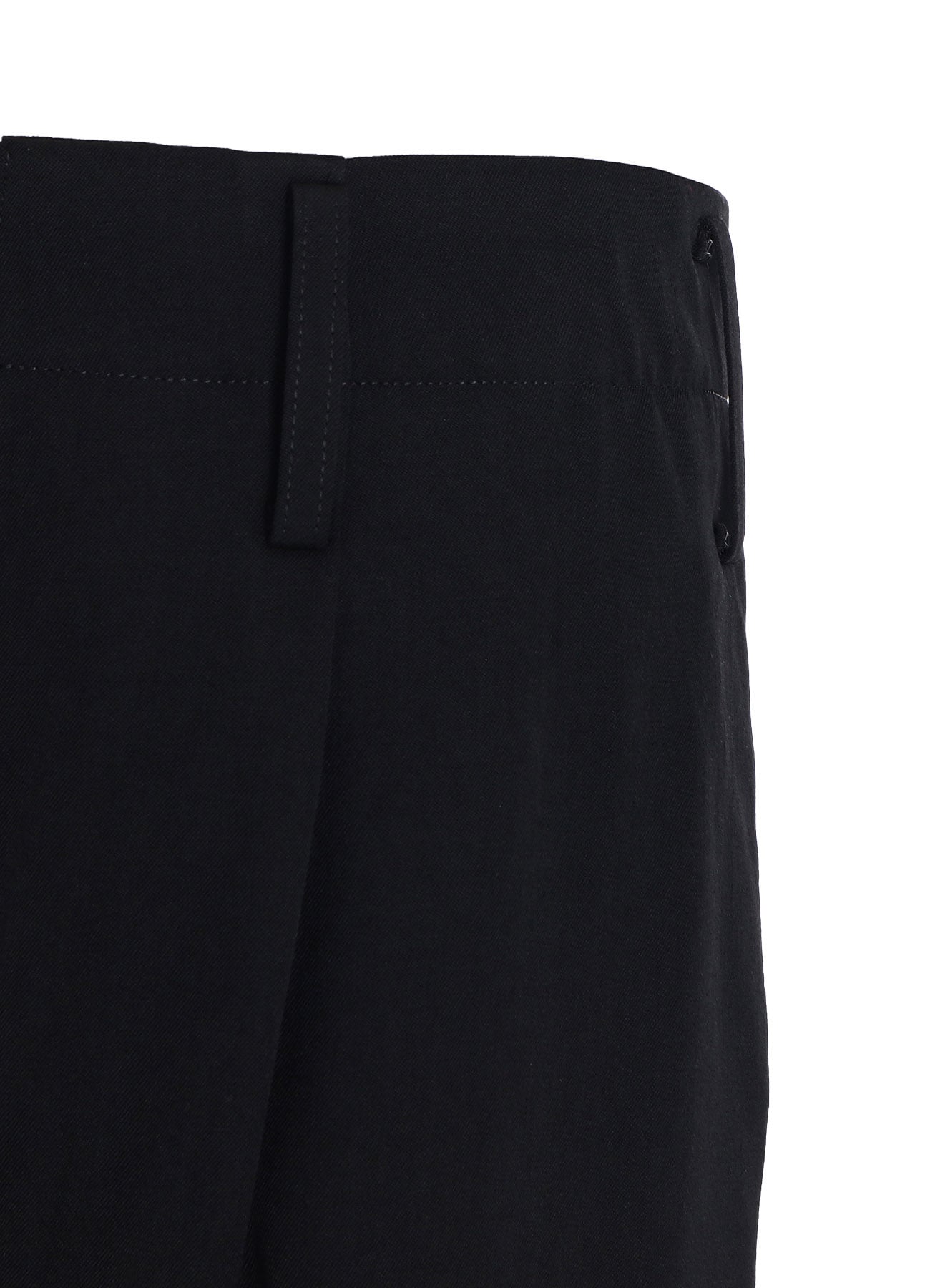 【11/21～11/25 Y's OMOTESANDO 先行販売】WASHER WOOL GABARDINE 2-TUCK WIDE PANT