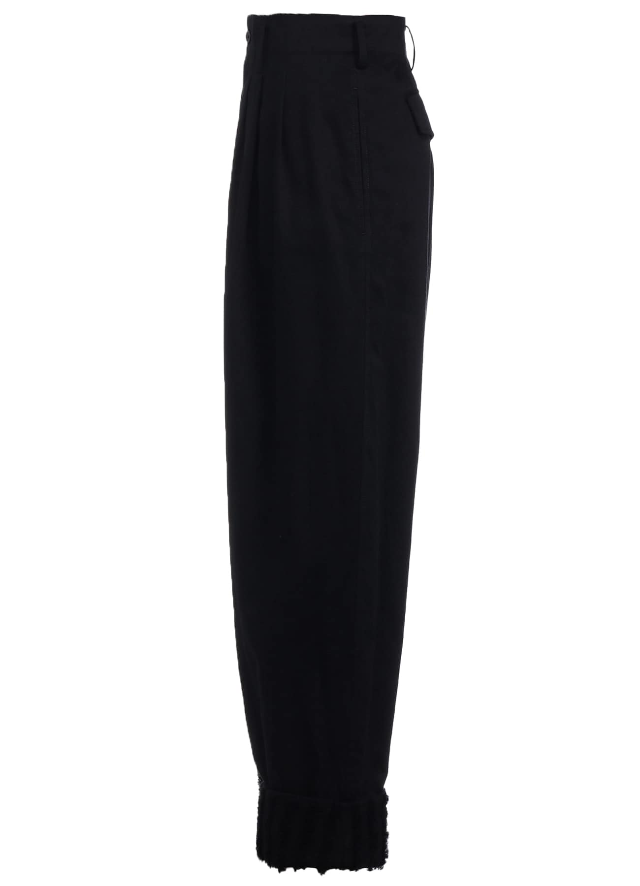 JACQUARD FRINGE STRIPE WIDE PANTS