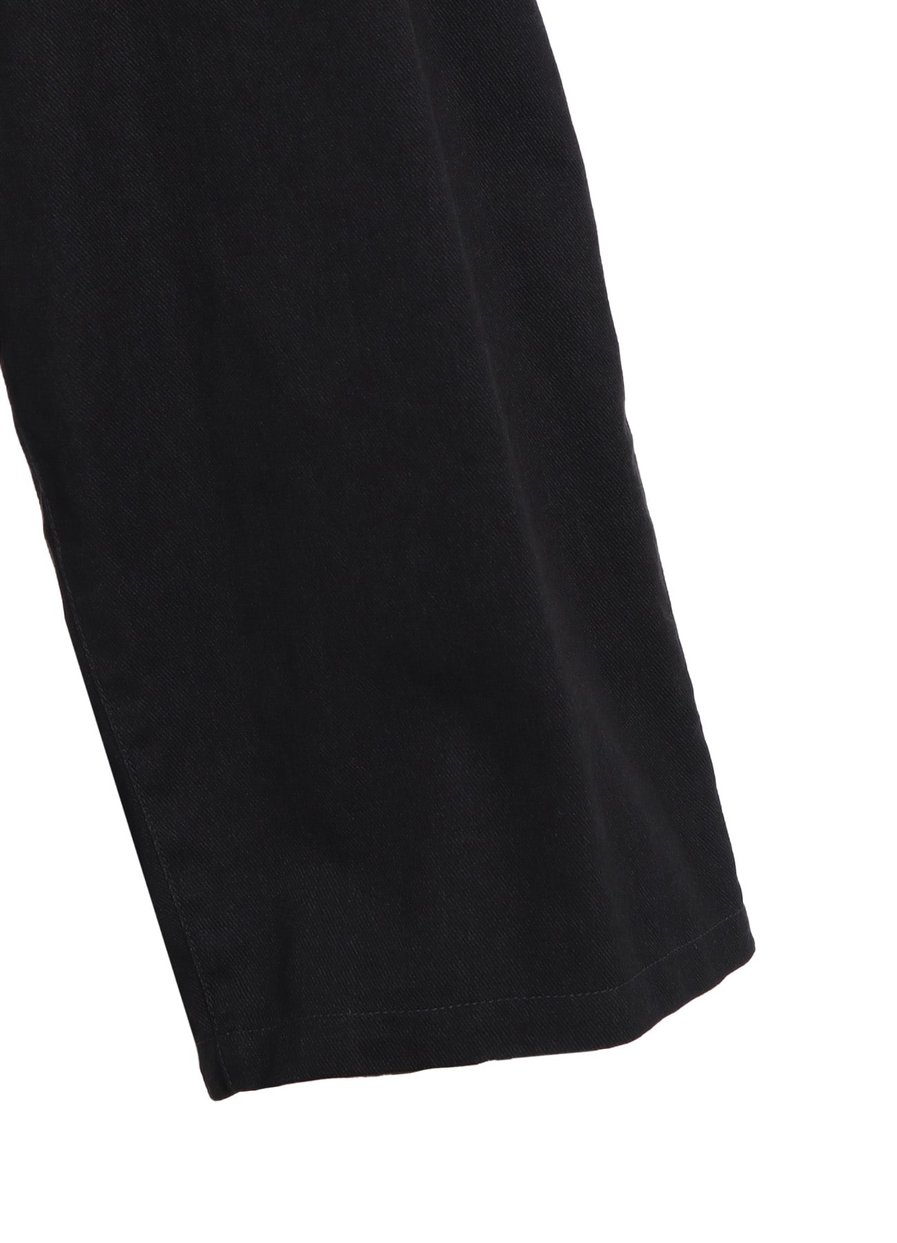 COTTON DRILL DRAWSTRING WIDE PANTS