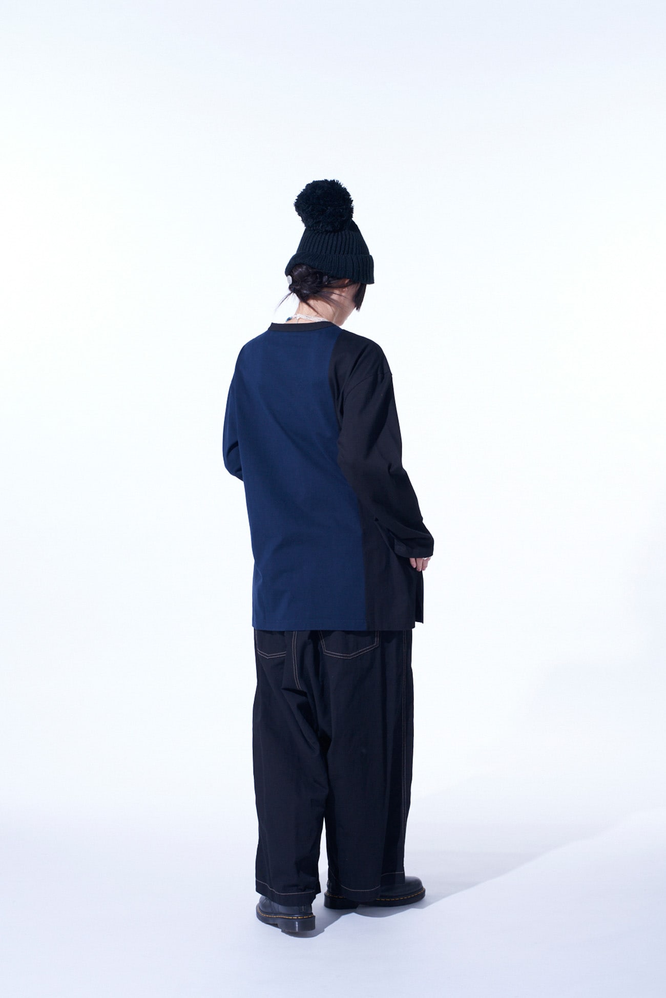 COTTON TWILL GARMENT DYED SUSPENDER PANTS