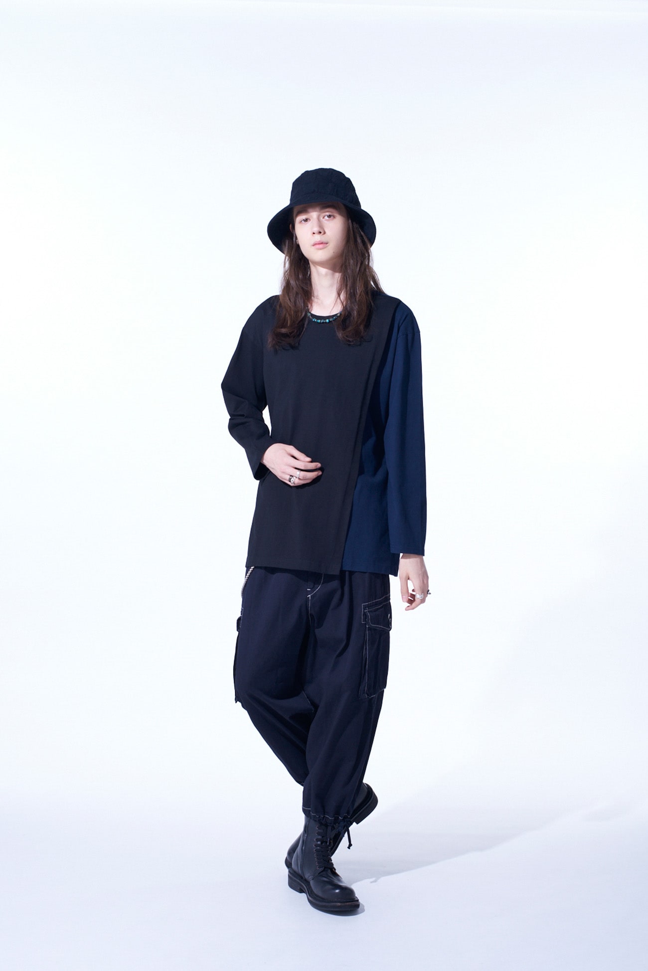 COTTON TWILL GARMENT DYED BALLOON CARGO PANTS