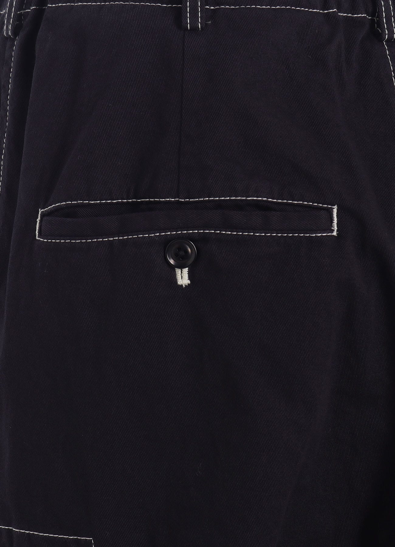 COTTON TWILL GARMENT DYED BALLOON CARGO PANTS