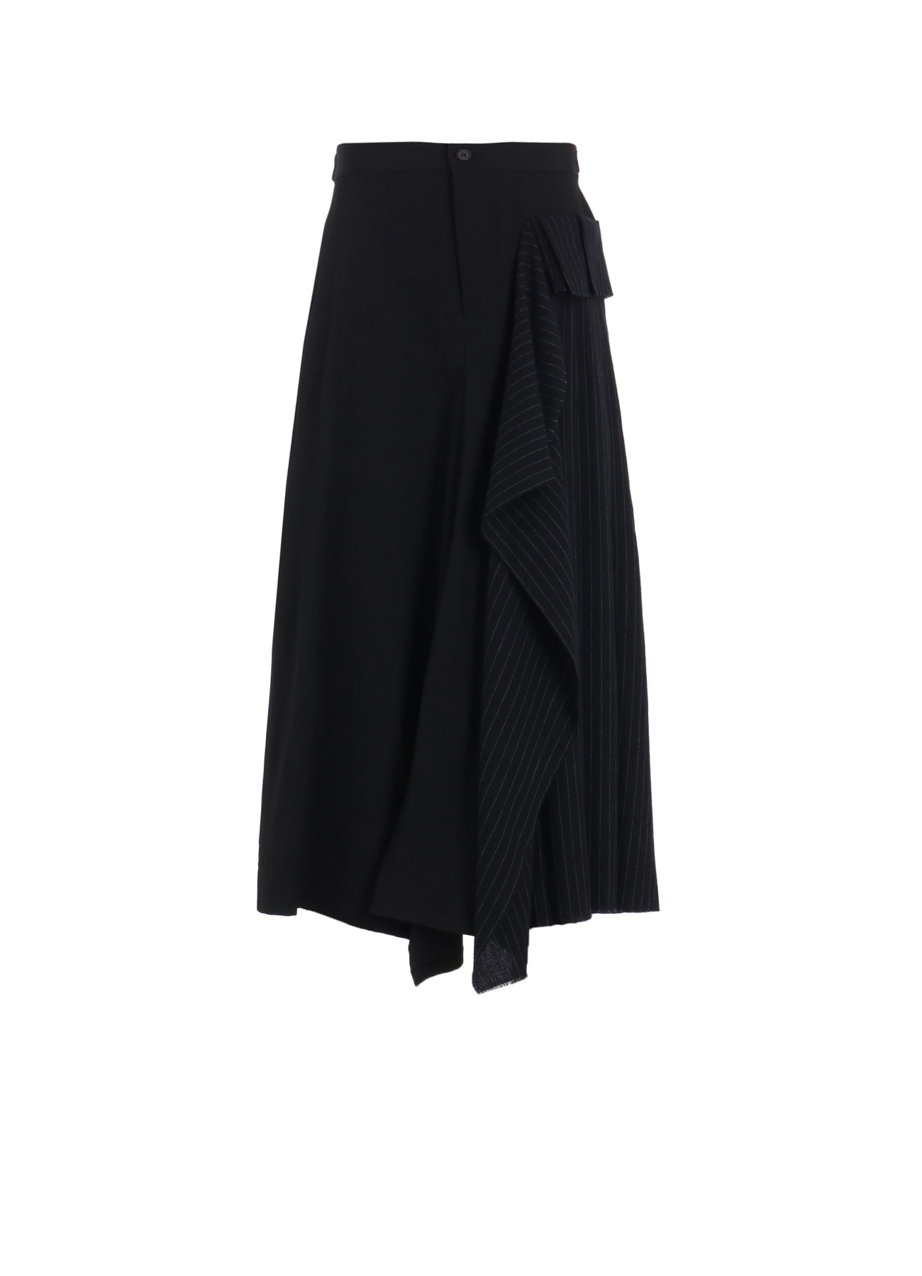 【11/21～11/25 Y's OMOTESANDO 先行販売】WASHER WOOL GABARDINE PLEATED SKIRT