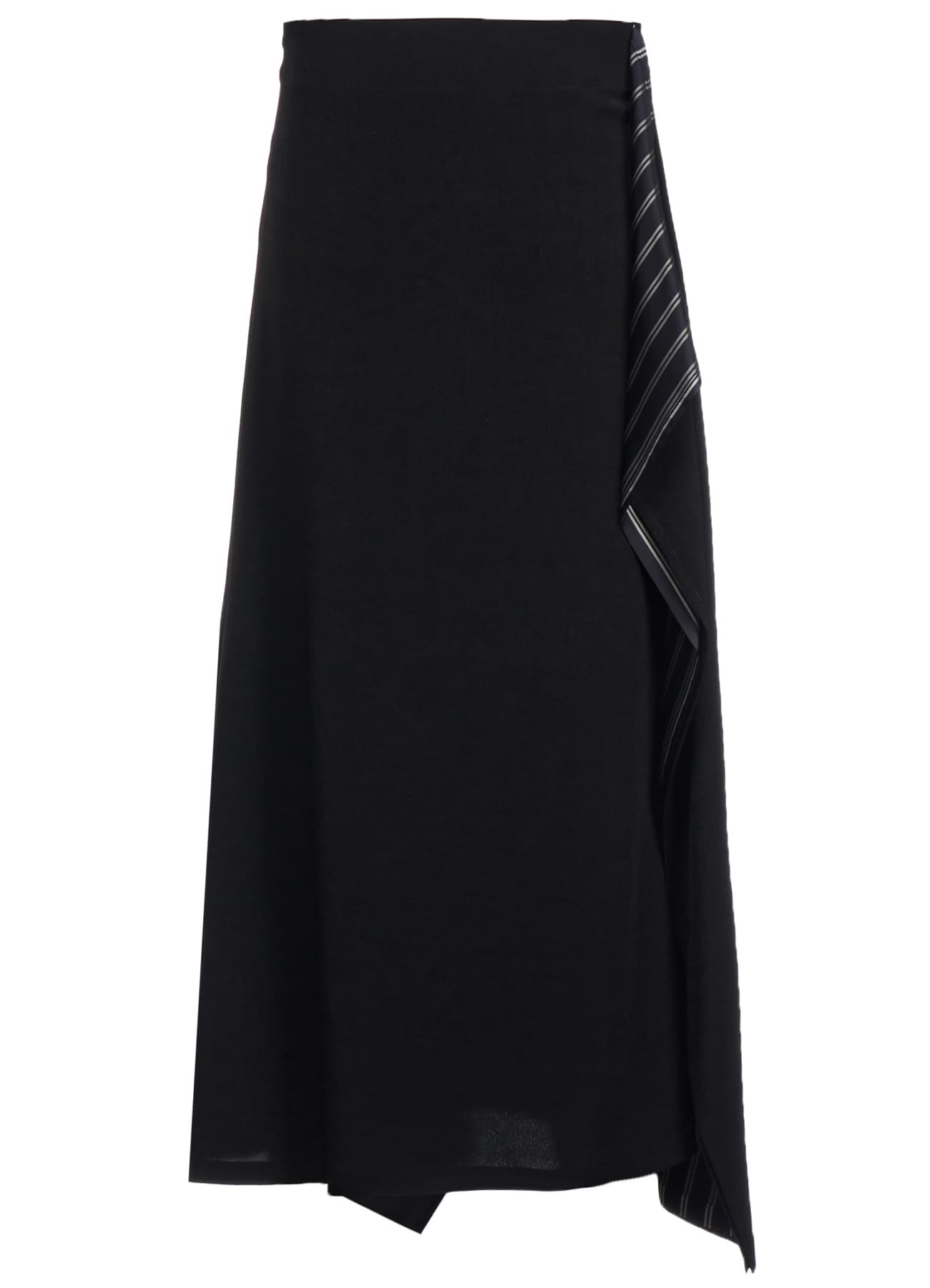 CREPE de CHINE WRAP FLARE SKIRT