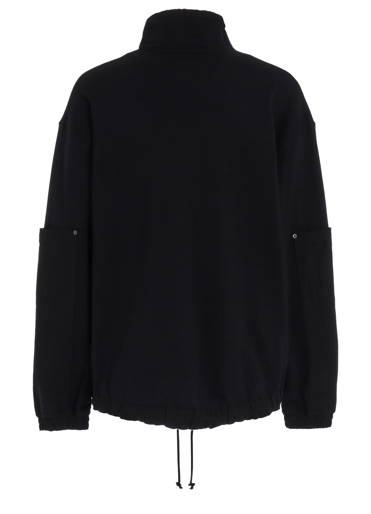 FRENCH TERRY PATCH DESIGN HIGH NECK PULLOVER