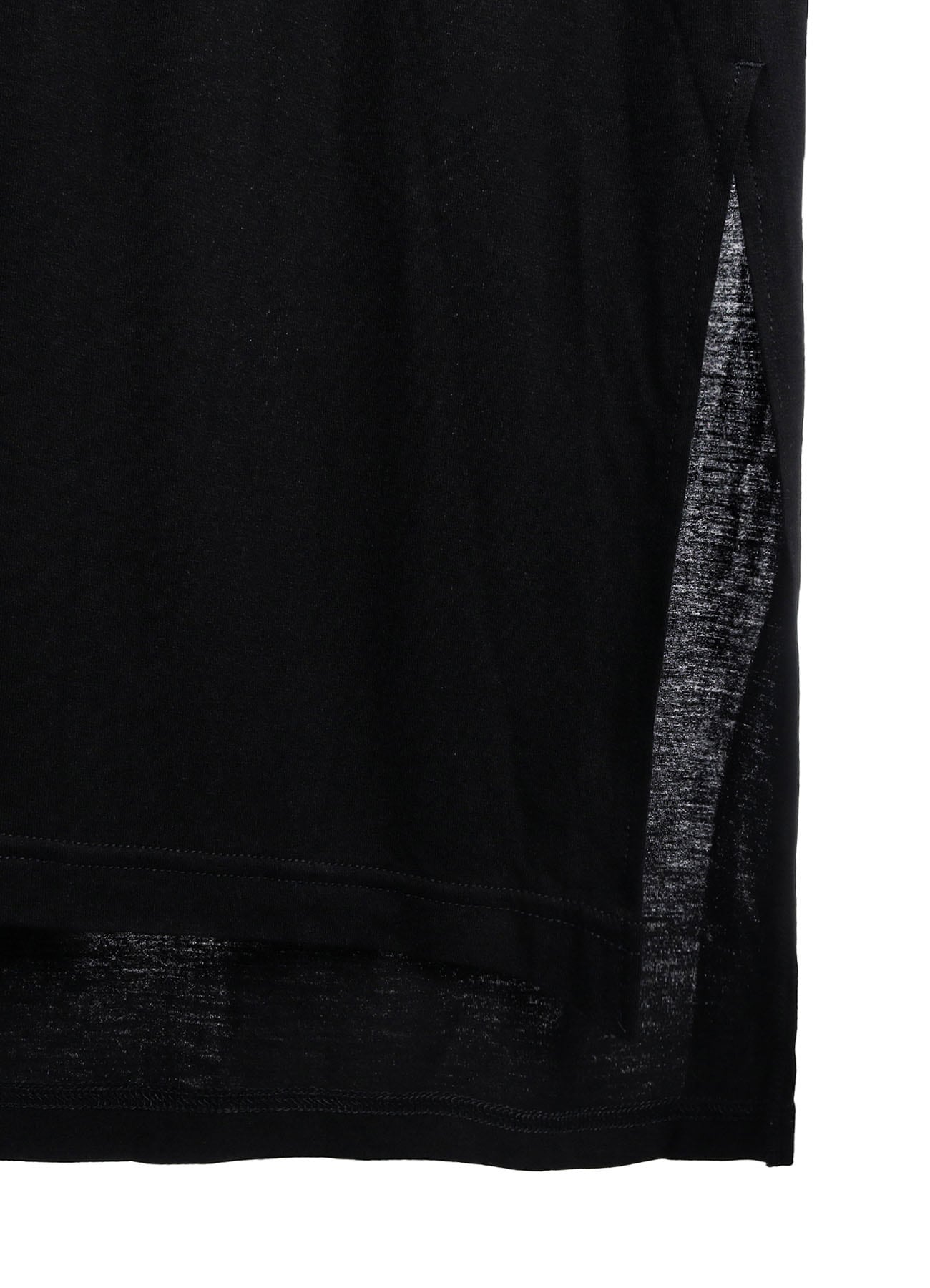 RAYON JERSEY HIGH NECK LONG-SLEEVED T-SHIRT