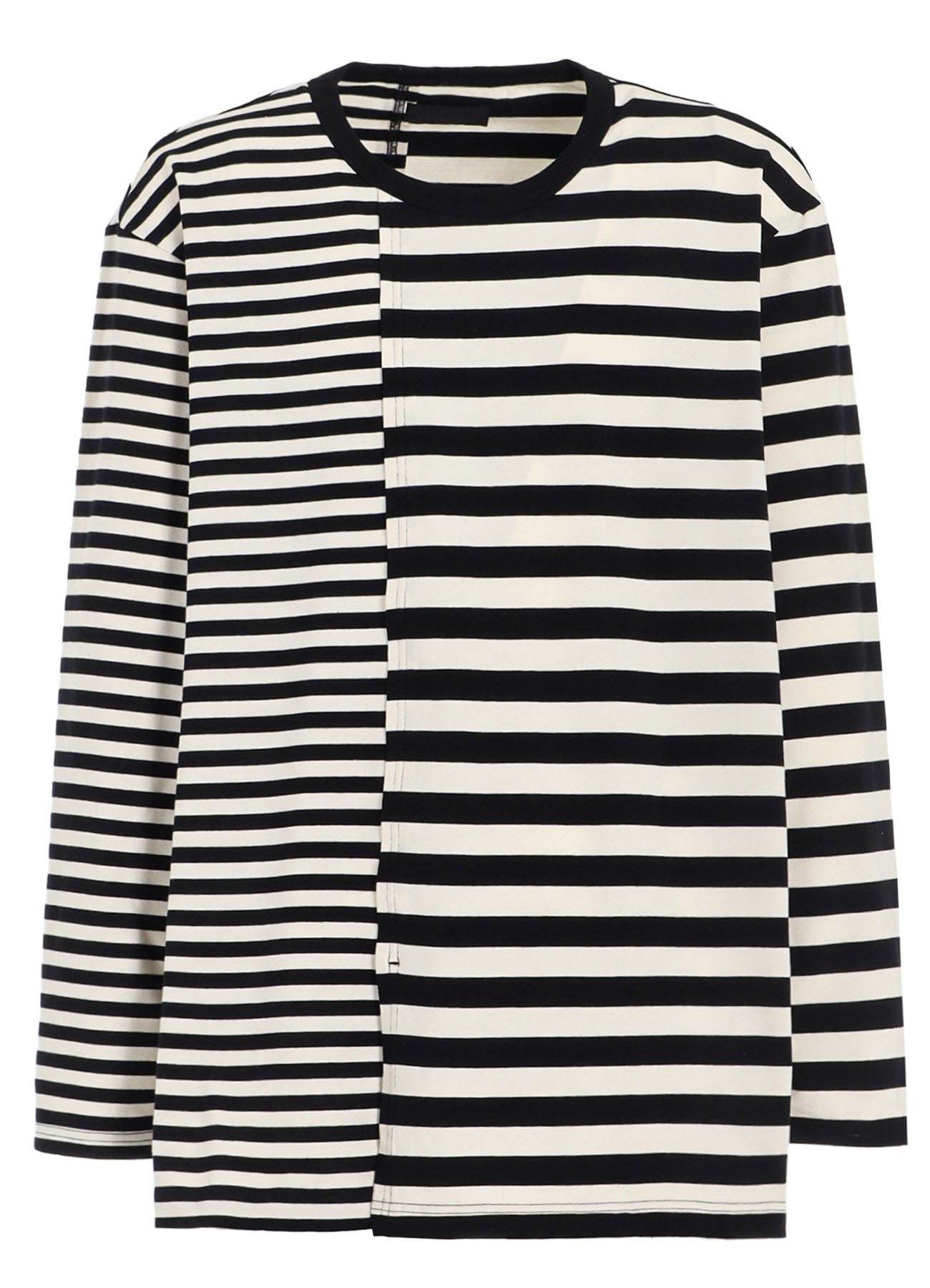 THIN STRIPE + THICK STRIPE SHIFTING LONG SLEEVE T-SHIRT