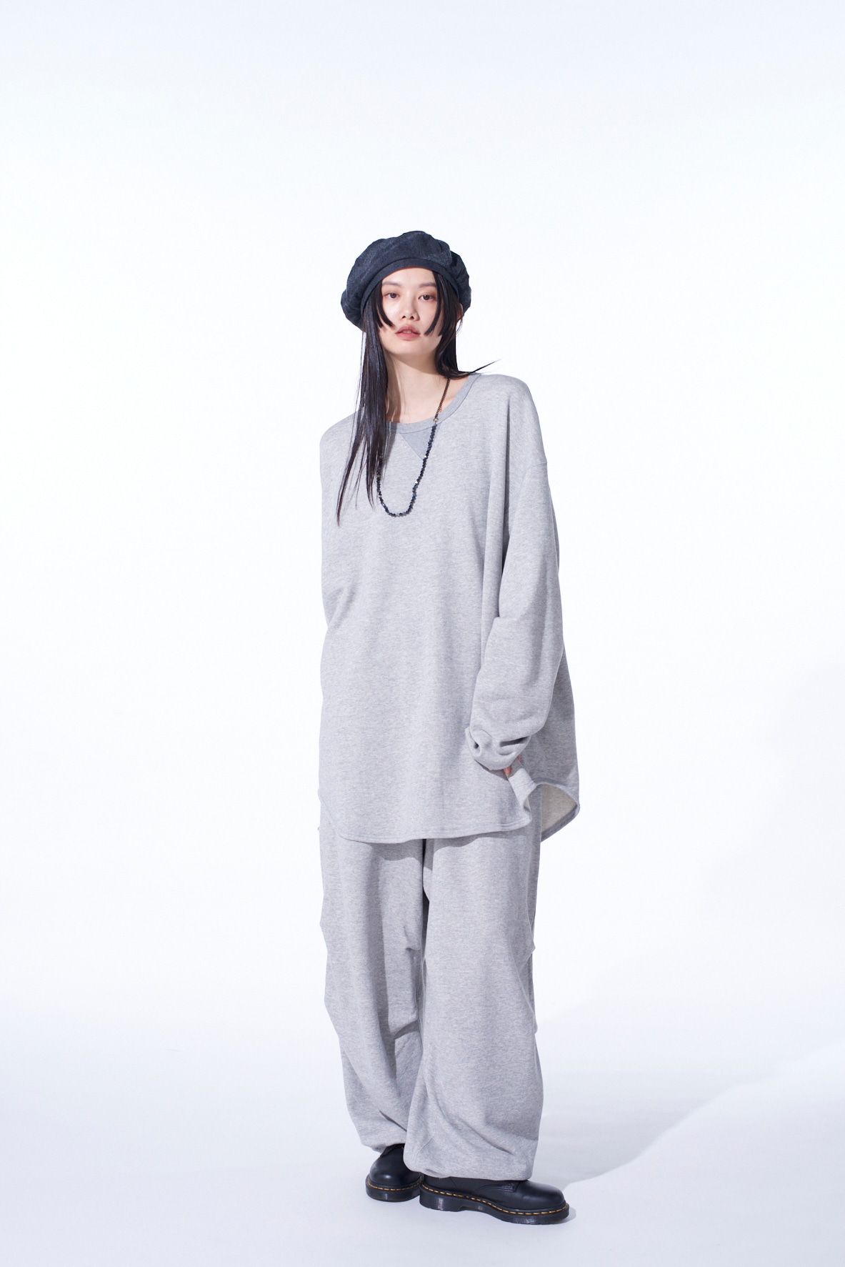 FRENCH TERRY OVERSIZED PULLOVER