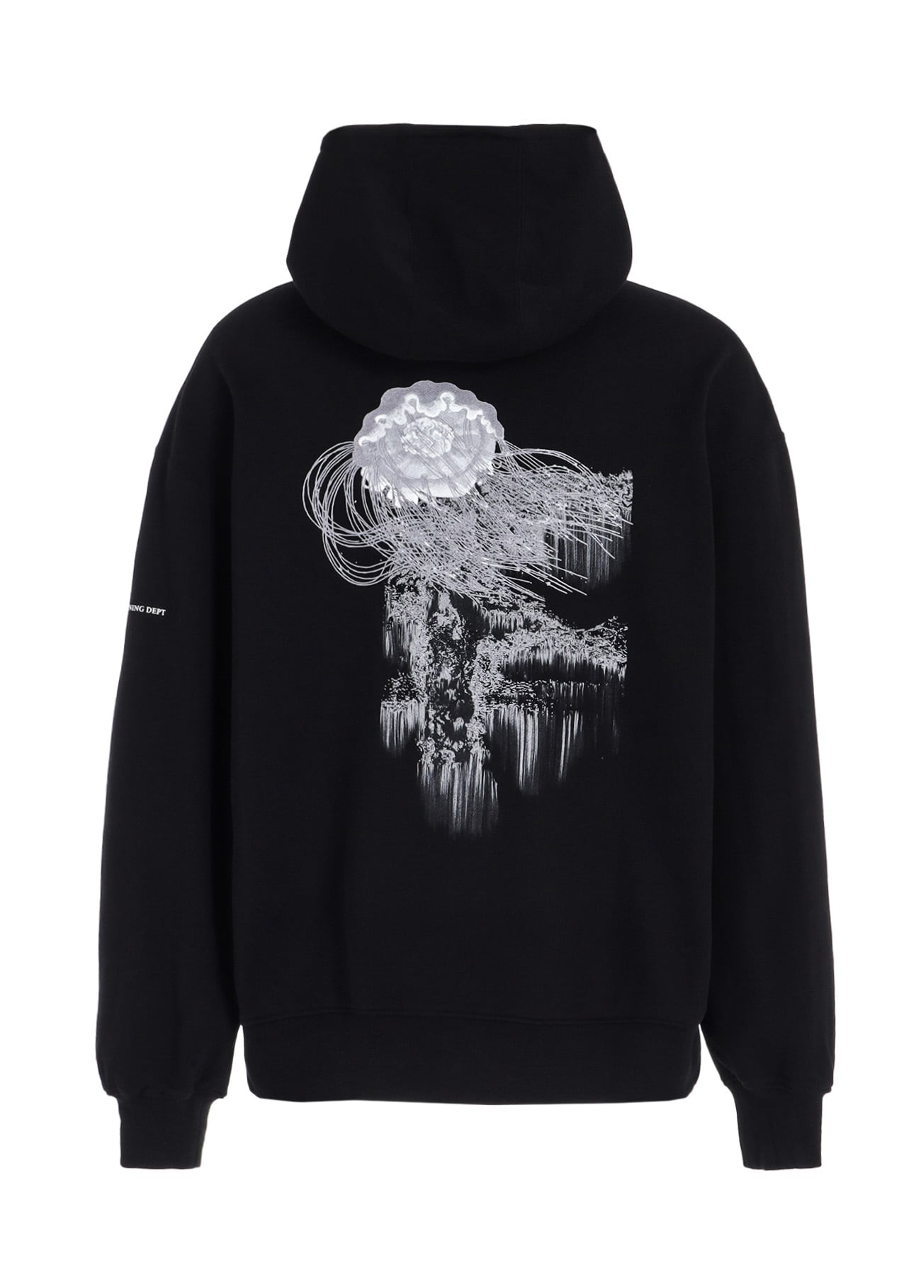 FRENCH TERRY "JELLYFISH" GRAPHIC ZIP-UP HOODIE