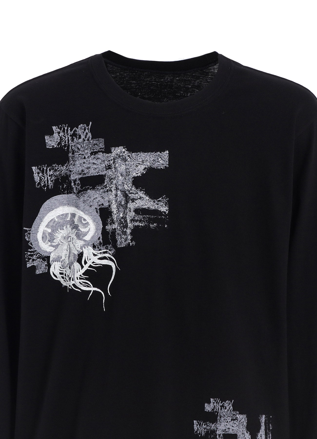 "JELLYFISH" GRAPHIC LONG-SLEEVED T-SHIRT