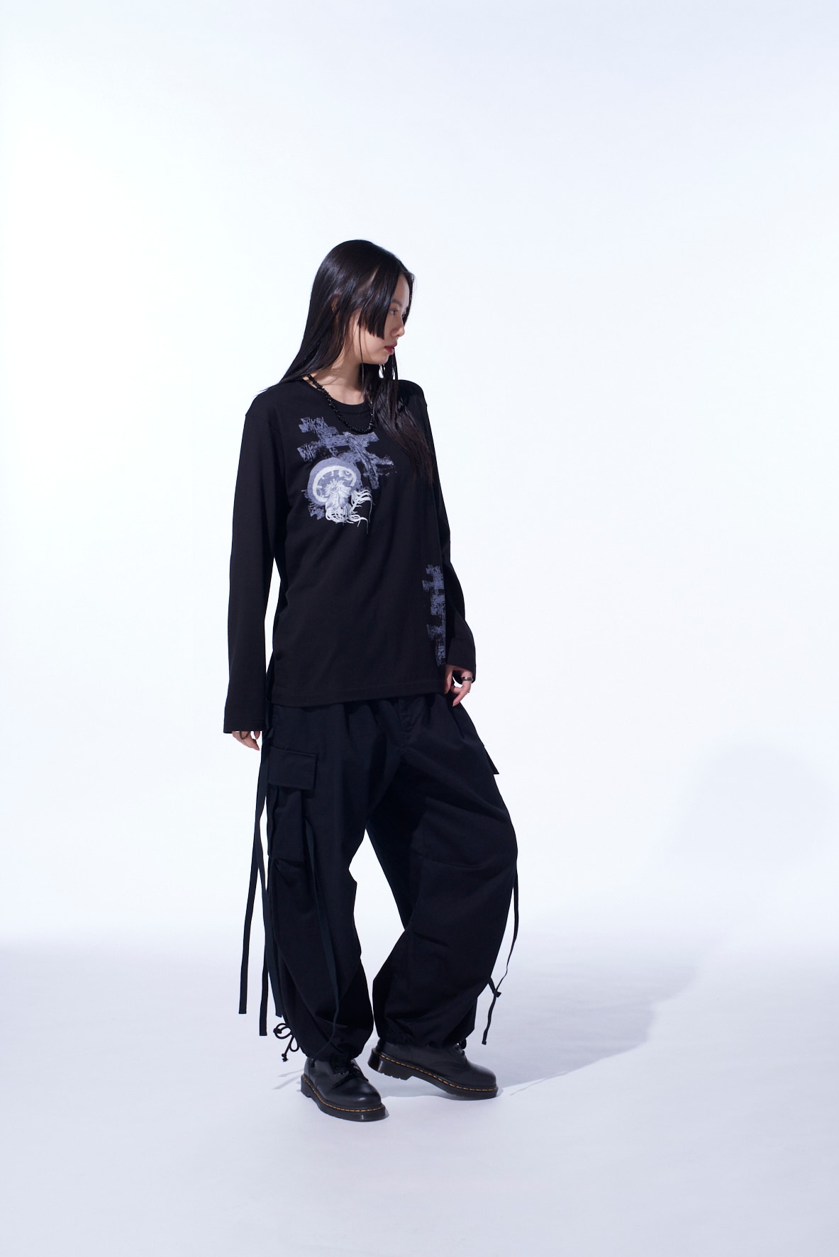 "JELLYFISH" GRAPHIC LONG-SLEEVED T-SHIRT