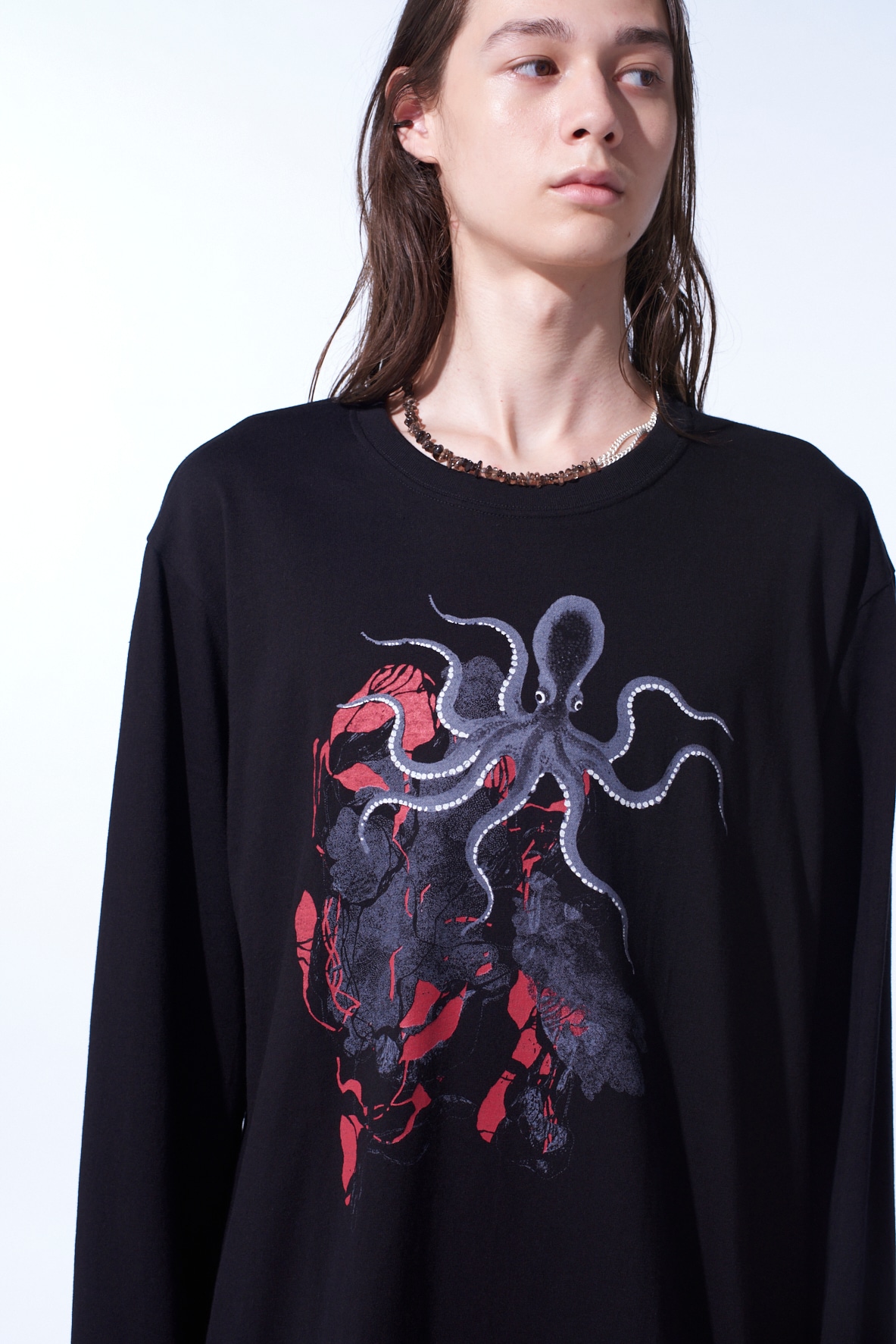 "OCTOPUS" GRAPHIC LONG-SLEEVED T-SHIRT