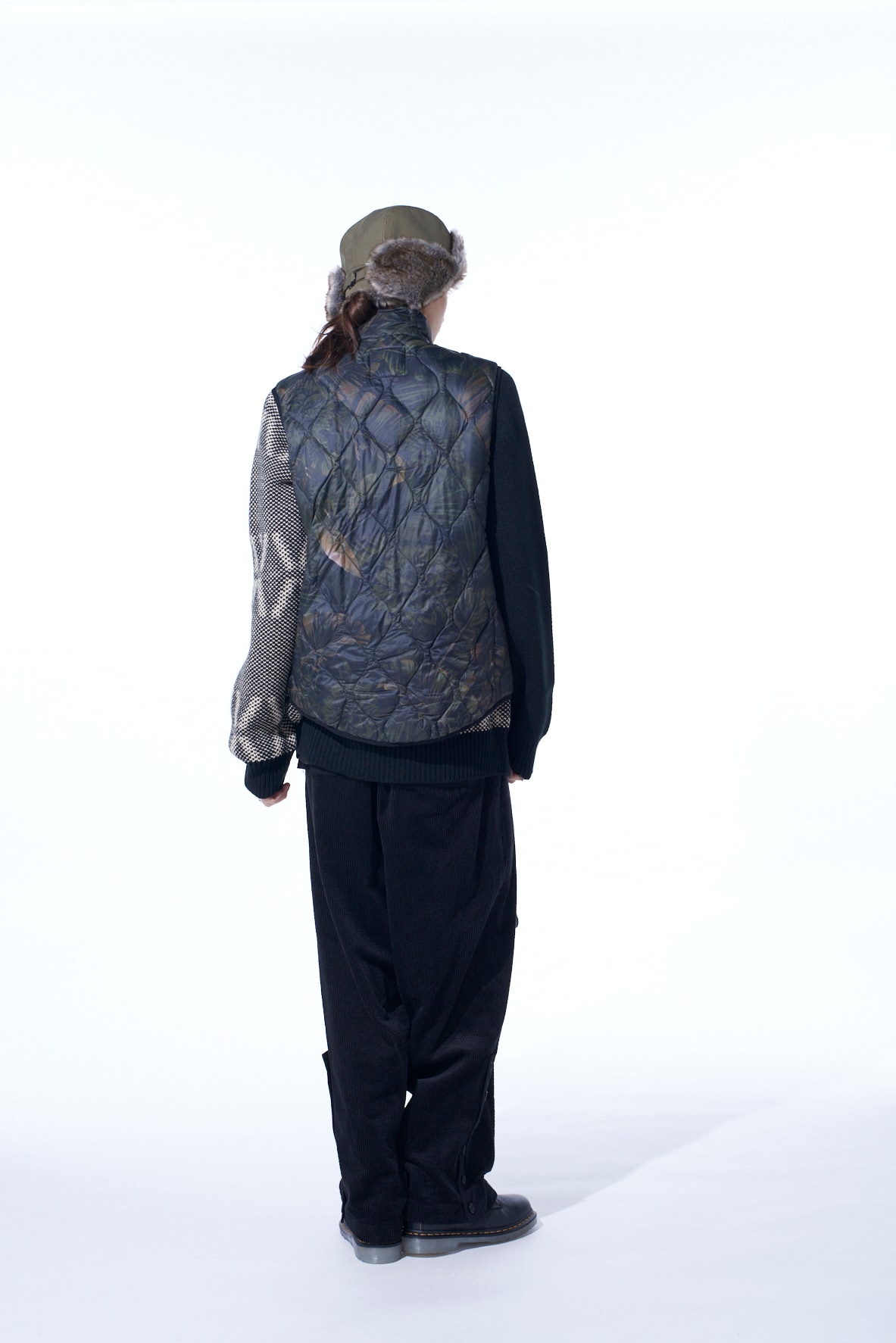 【12/5 12:00 Release】【S'YTE X TAION】DAHLIA CAMOUFLAGE QUILTED DOWN VEST