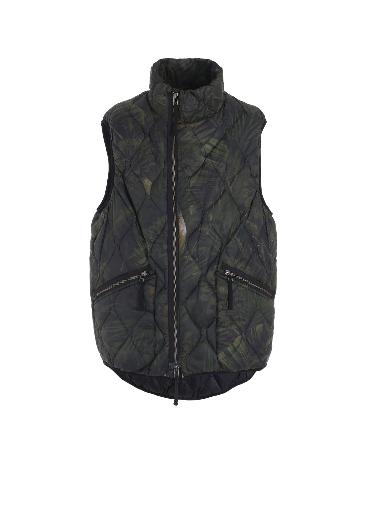 【12/5 12:00 Release】【S'YTE X TAION】DAHLIA CAMOUFLAGE QUILTED DOWN VEST