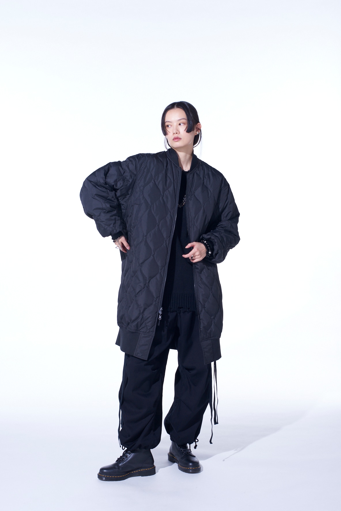 【11/21 12:00 Release】【S'YTE X TAION】QUILTED DOWN REVERSIBLE LONG MA-1