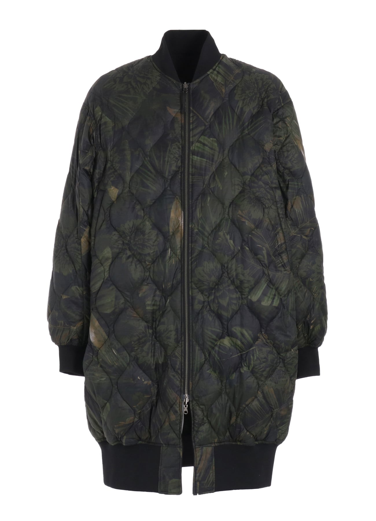 【11/21 12:00 Release】【S'YTE X TAION】DAHLIA CAMOUFLAGE QUILTED DOWN REVERSIBLE LONG MA-1