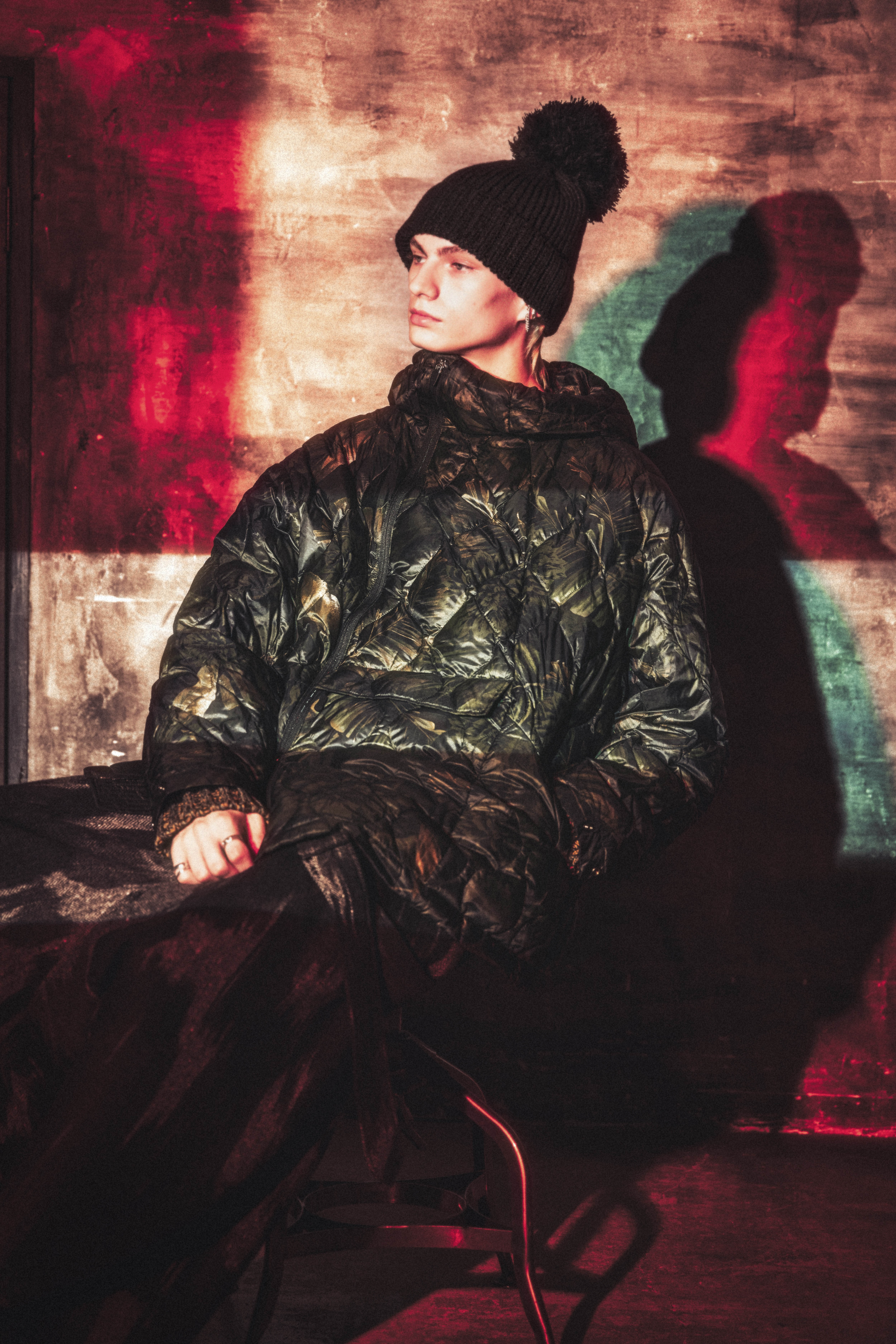 【11/21 12:00 Release】【S'YTE X TAION】DAHLIA CAMOUFLAGE QUILTED DOWN PARKA