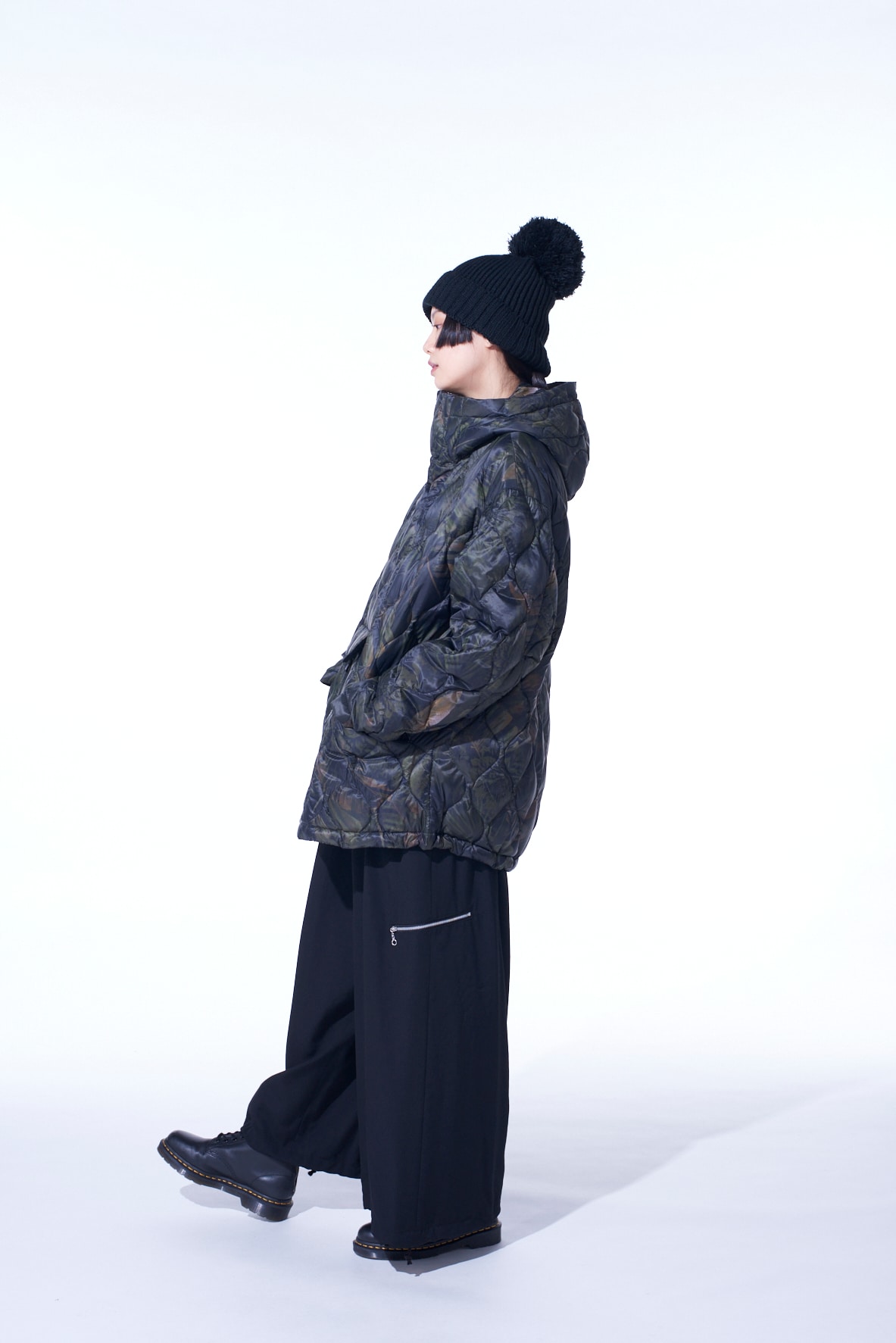 【11/21 12:00 Release】【S'YTE X TAION】DAHLIA CAMOUFLAGE QUILTED DOWN PARKA