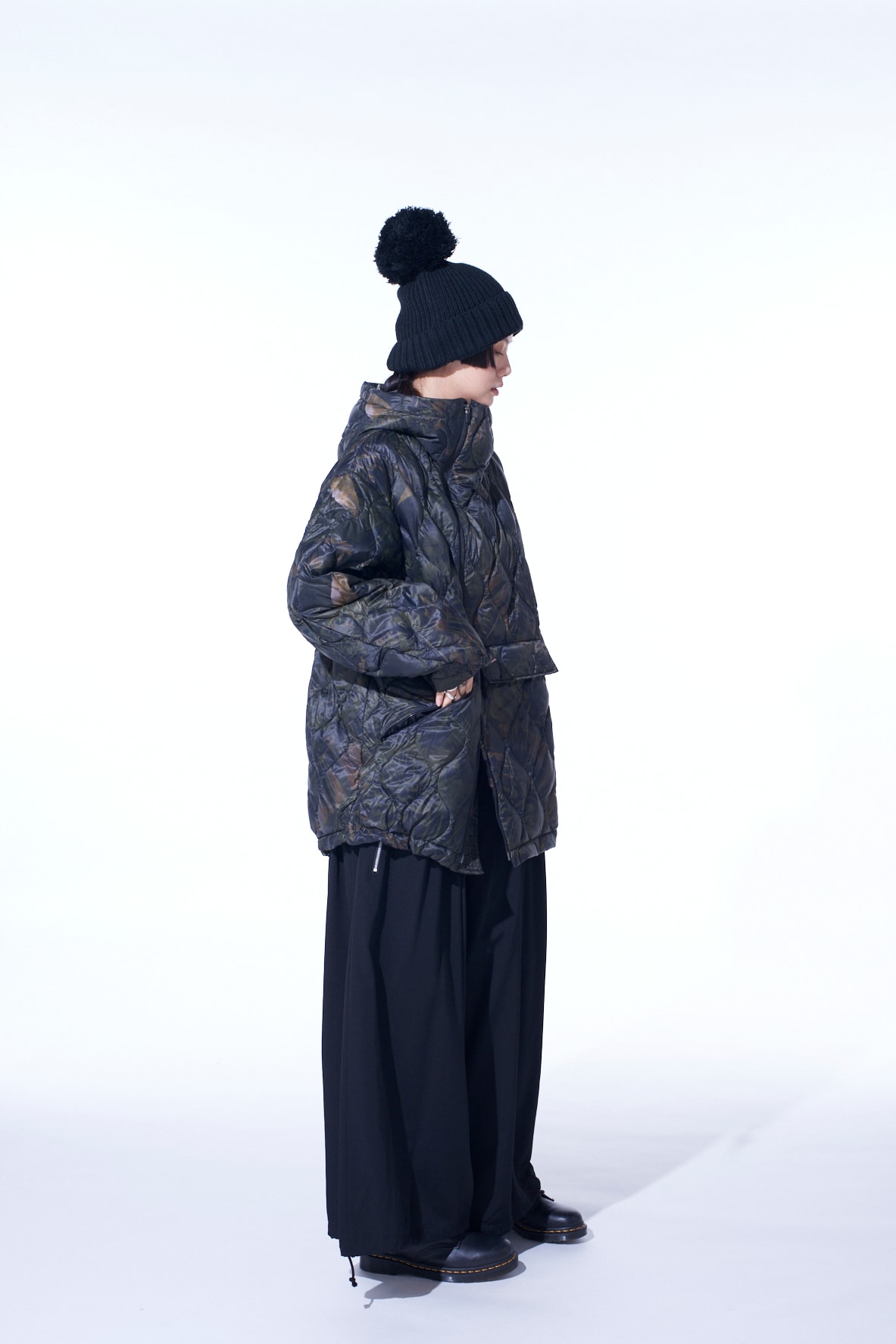 【11/21 12:00 Release】【S'YTE X TAION】DAHLIA CAMOUFLAGE QUILTED DOWN PARKA