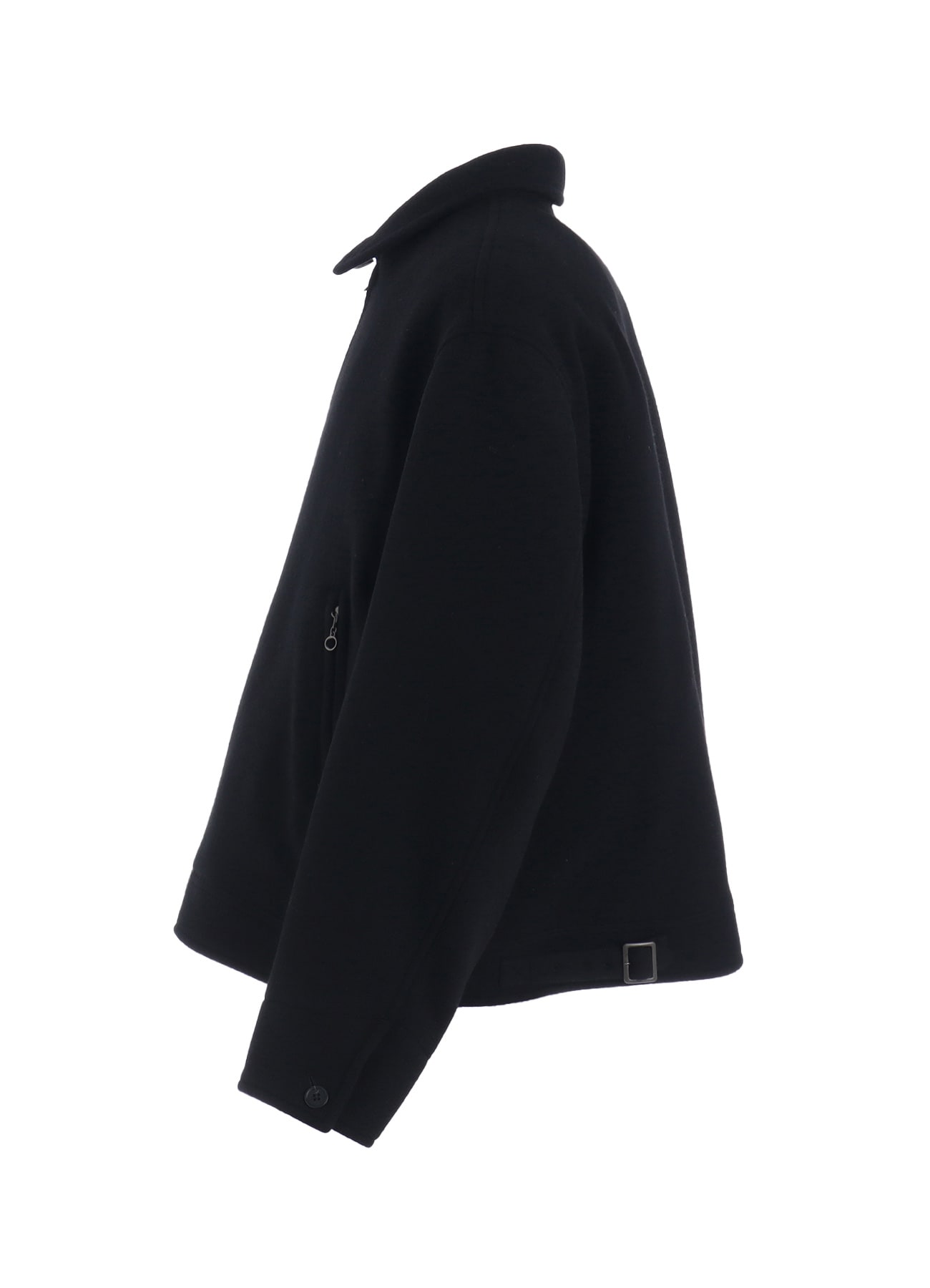 【11/21～11/25 Y's OMOTESANDO 先行販売】DOUBLE-WEAVE MELTON OVERSIZED ZIPPER BLOUSON