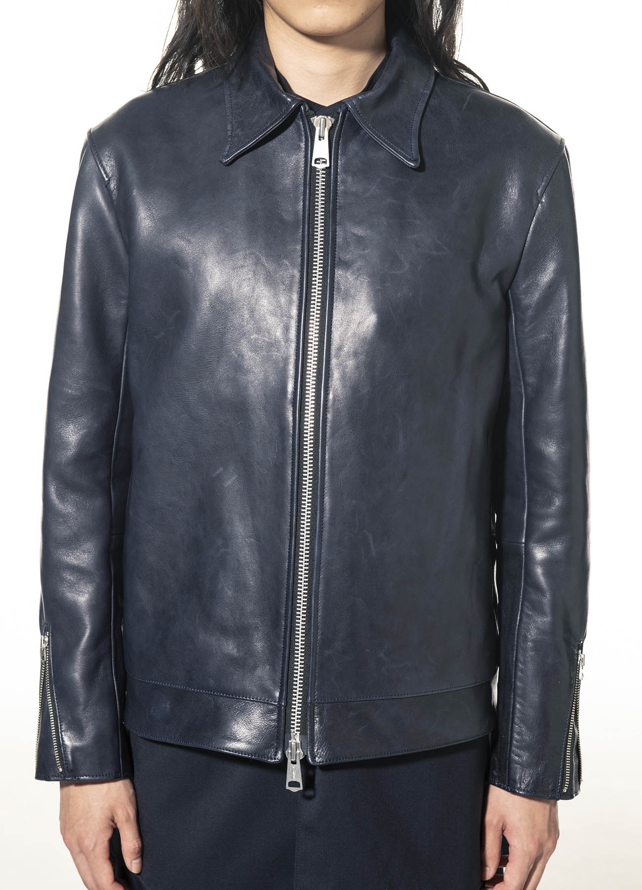 Lambskin Leather Single Riders Jacket