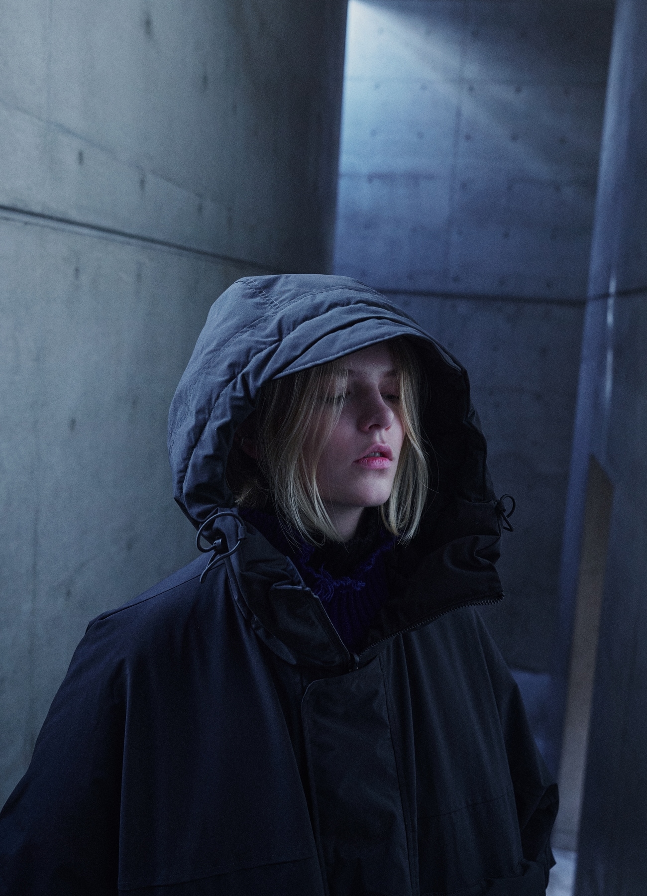 S'YTE X TAION REVERSIBLE UTILITY DOWN JACKET