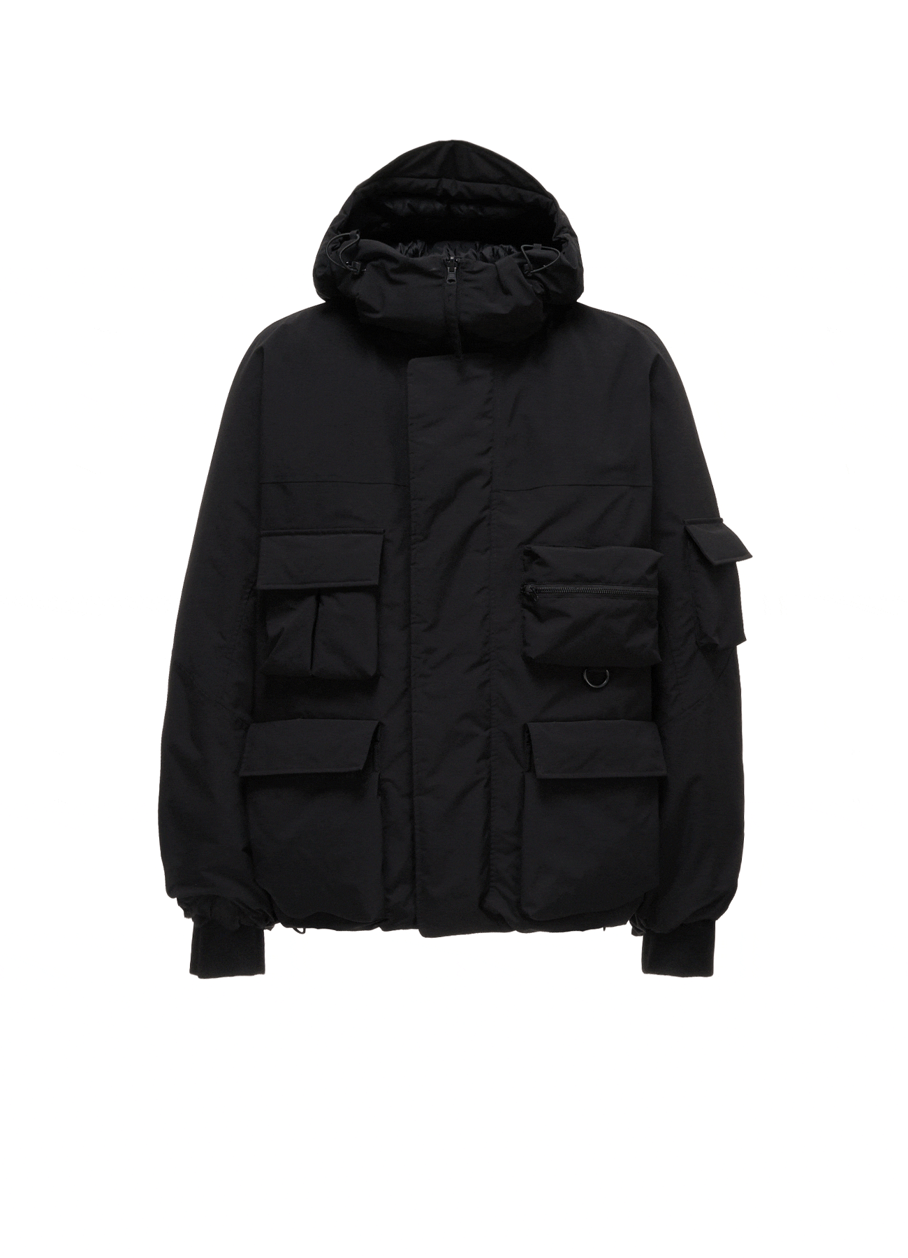 S'YTE X TAION REVERSIBLE UTILITY DOWN JACKET