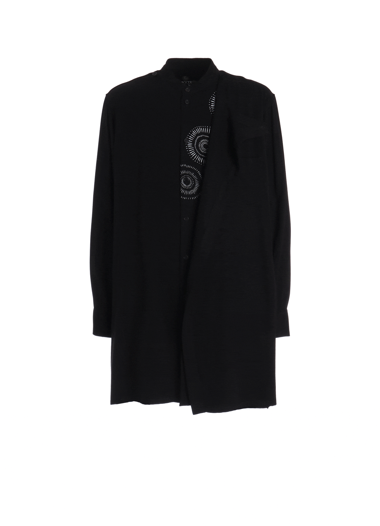 【3/19 12:00 Release】S'YTE X KAZUO KAMIMURA-LADY SNOWBLOOD PRINT LAYERED-FRONT SHIRT