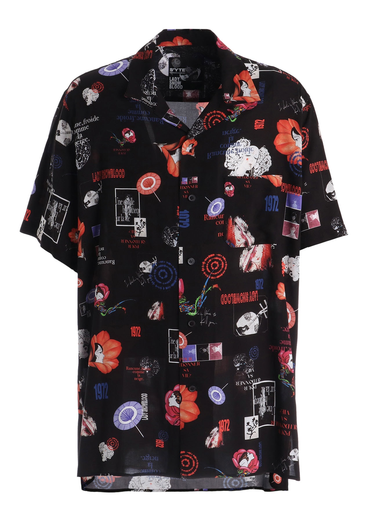 【3/19 12:00 Release】S'YTE X KAZUO KAMIMURA-ICONIC CHARACTER ALL-OVER PRINT SHORT-SLEEVE SHIRT