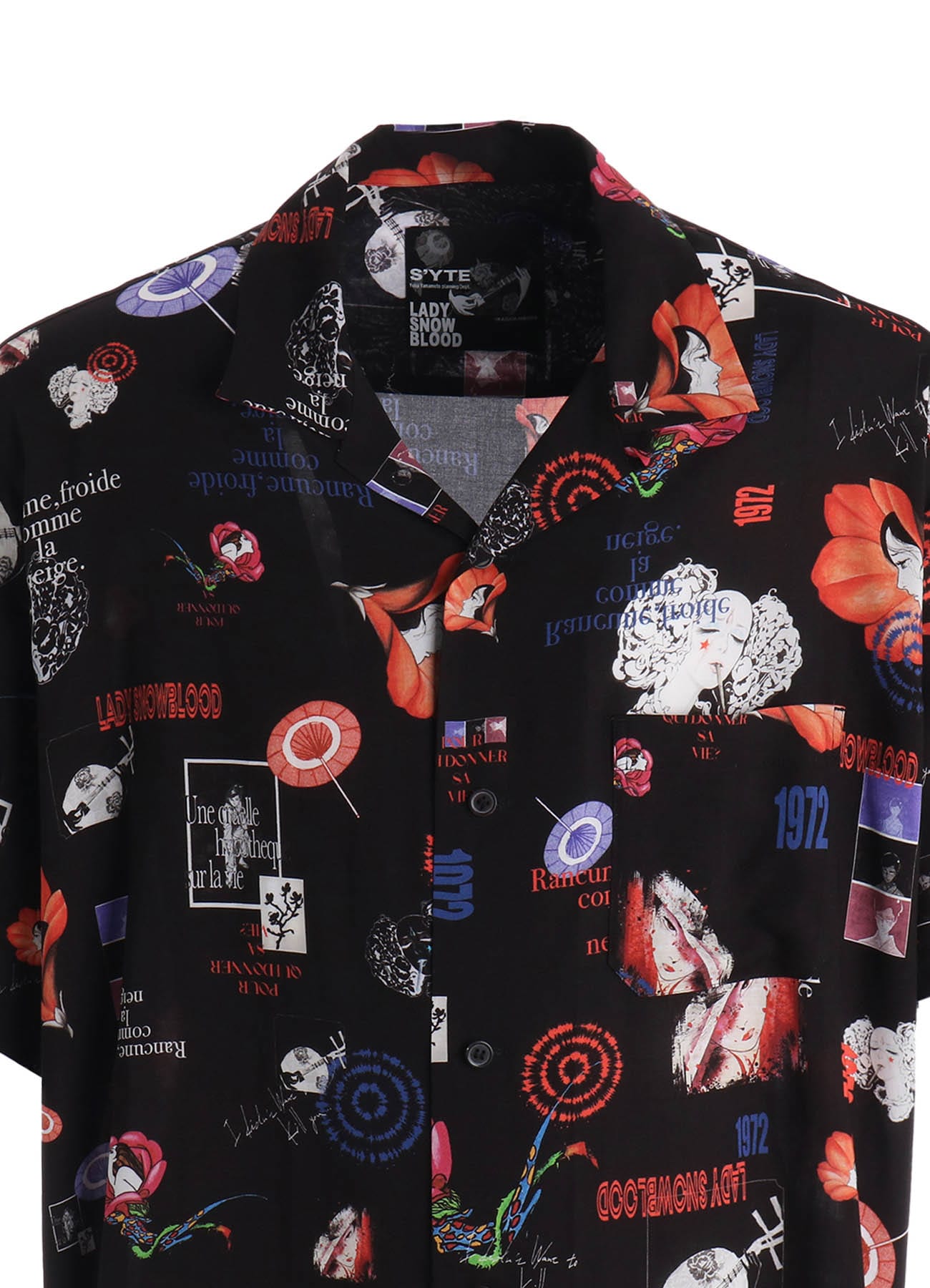 【3/19 12:00 Release】S'YTE X KAZUO KAMIMURA-ICONIC CHARACTER ALL-OVER PRINT SHORT-SLEEVE SHIRT