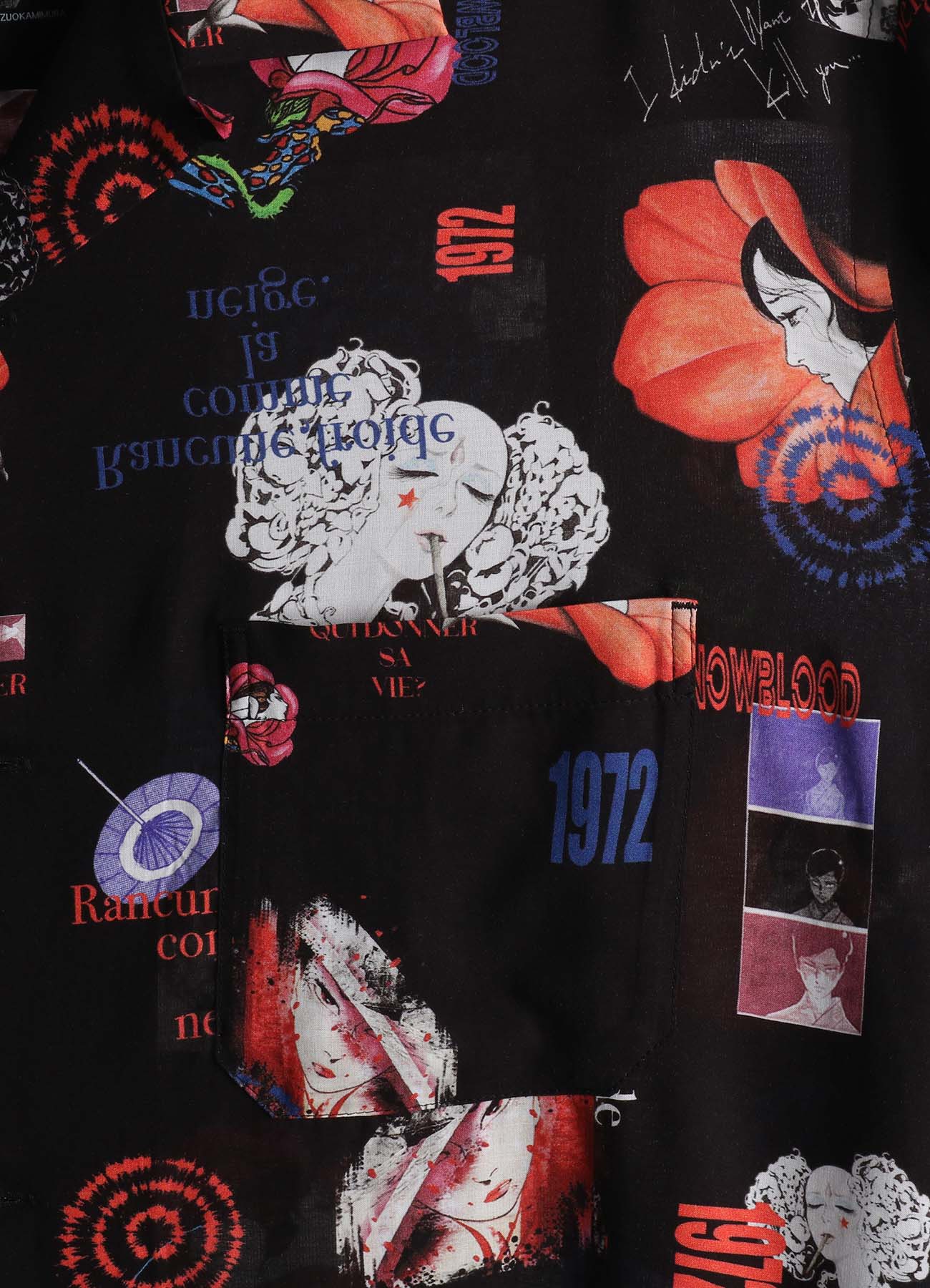 【3/19 12:00 Release】S'YTE X KAZUO KAMIMURA-ICONIC CHARACTER ALL-OVER PRINT SHORT-SLEEVE SHIRT