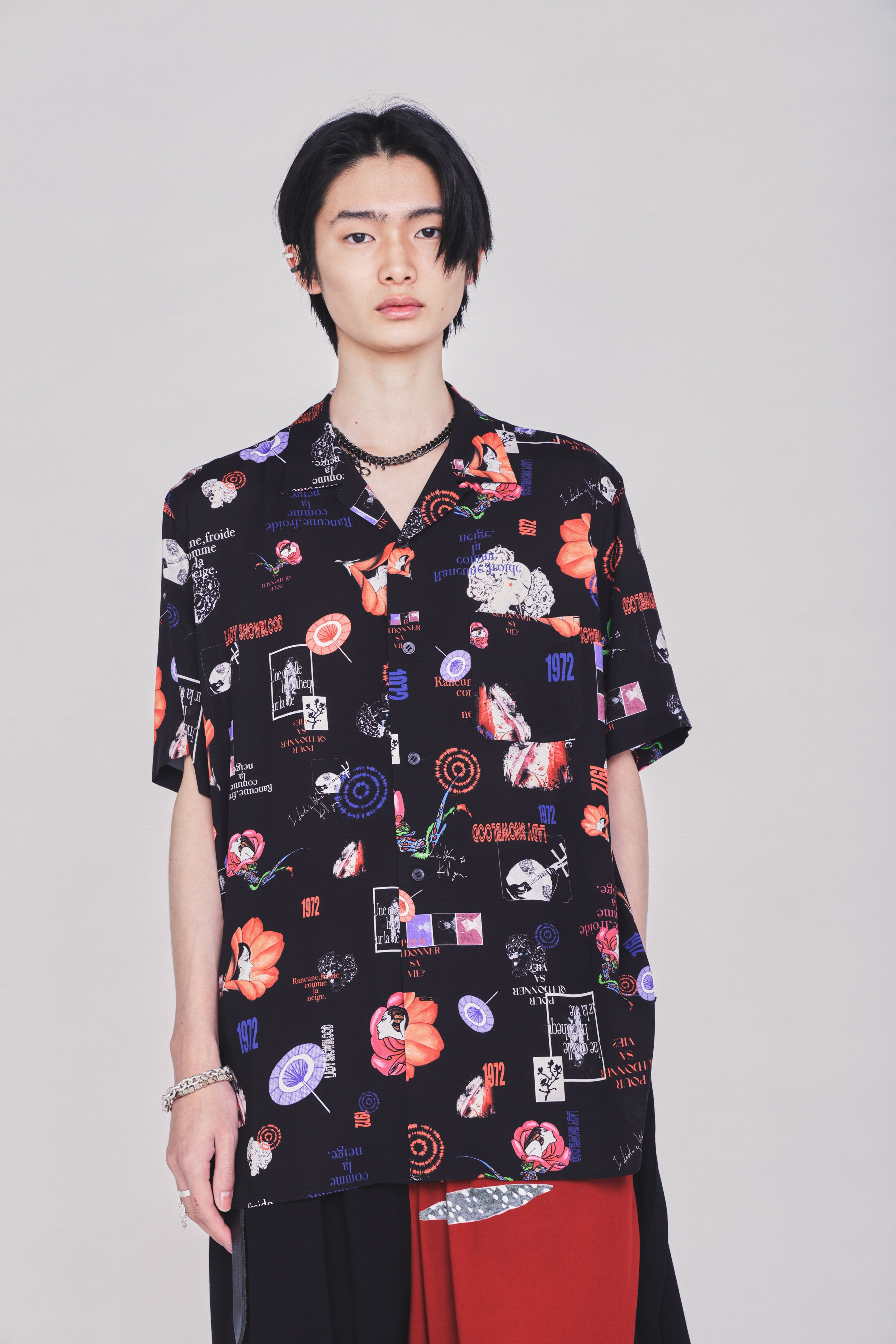 【3/19 12:00 Release】S'YTE X KAZUO KAMIMURA-ICONIC CHARACTER ALL-OVER PRINT SHORT-SLEEVE SHIRT