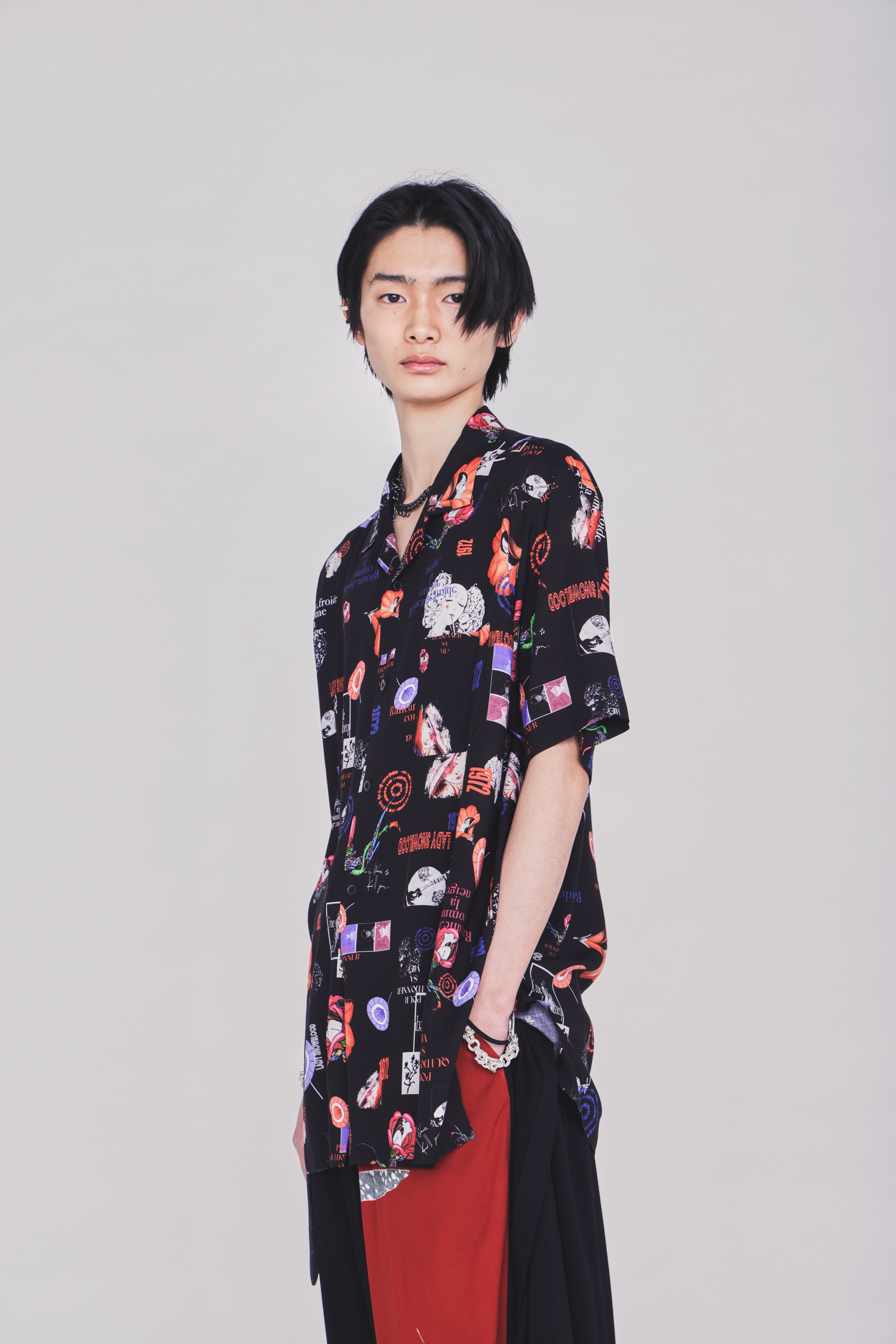 【3/19 12:00 Release】S'YTE X KAZUO KAMIMURA-ICONIC CHARACTER ALL-OVER PRINT SHORT-SLEEVE SHIRT
