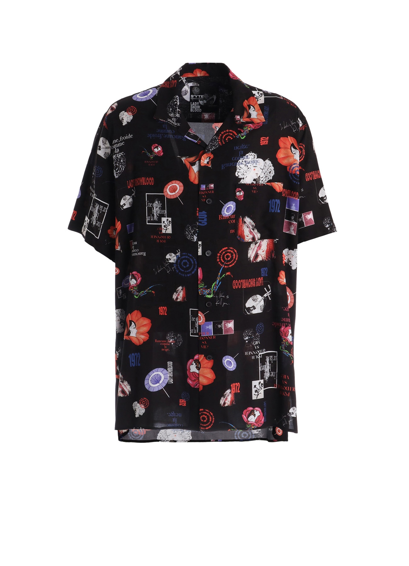 【3/19 12:00 Release】S'YTE X KAZUO KAMIMURA-ICONIC CHARACTER ALL-OVER PRINT SHORT-SLEEVE SHIRT