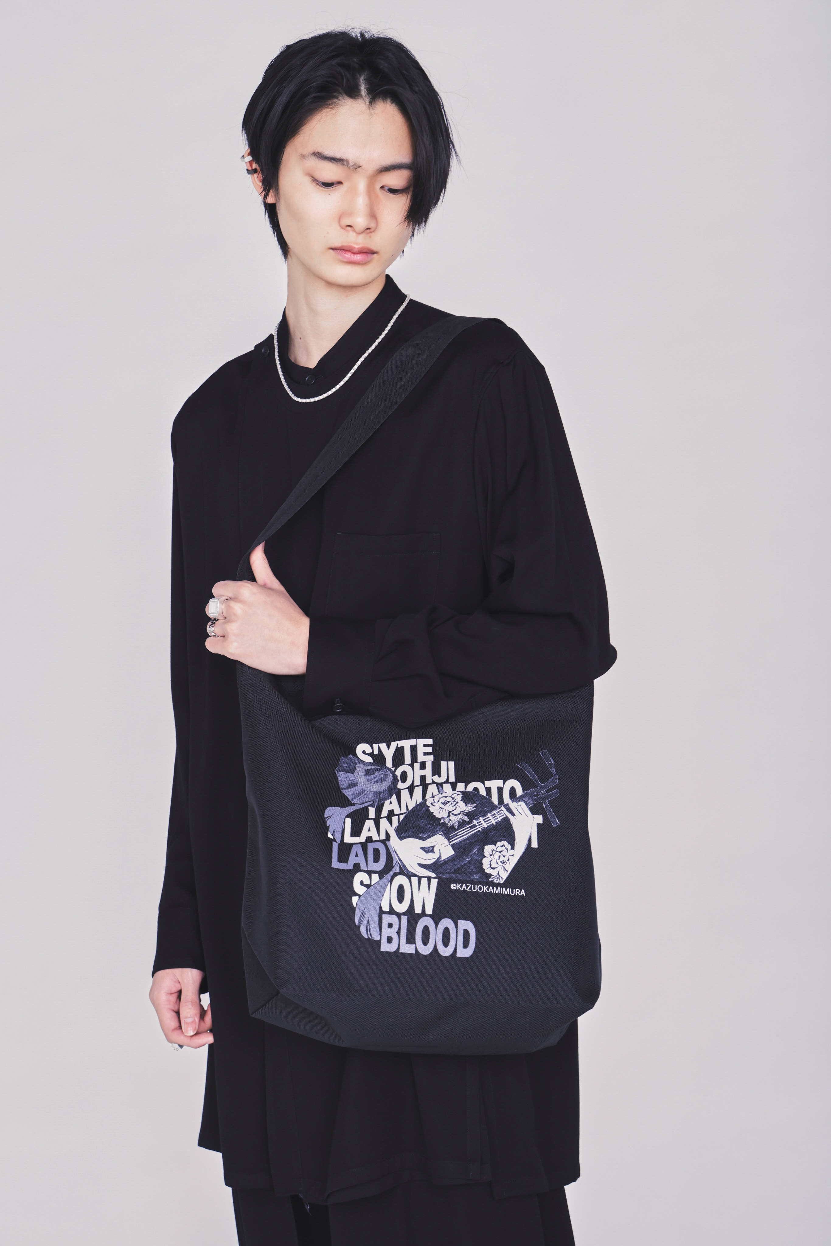 【3/19 12:00 Release】S'YTE X KAZUO KAMIMURA-LADY SNOWBLOOD DOUBLE-SIDED PRINT TOTE BAG
