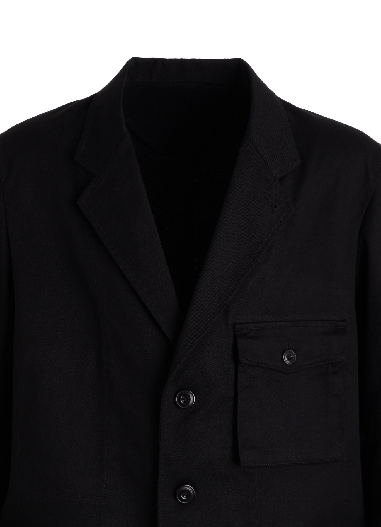 S'YTE × DICKIES-WORK-DETAIL JACKET WITH THREE FLAP POCKETS(S Black