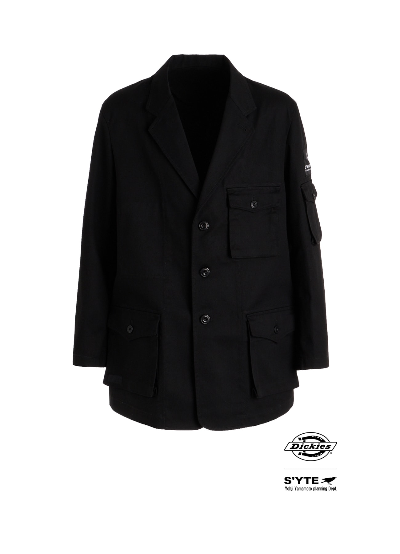 S'YTE × DICKIES-WORK-DETAIL JACKET WITH THREE FLAP POCKETS