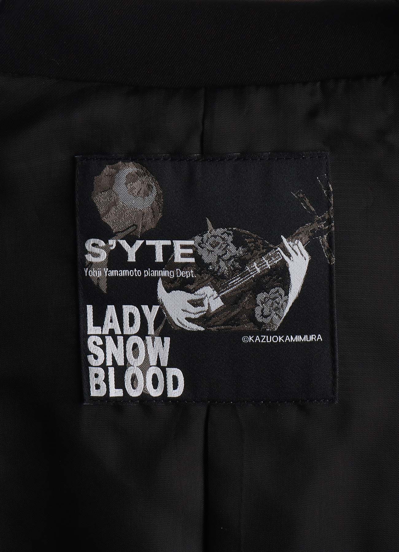 【3/19 12:00 Release】S'YTE X KAZUO KAMIMURA-LADY SNOWBLOOD PRINT DOUBLE-LAYER JACKET