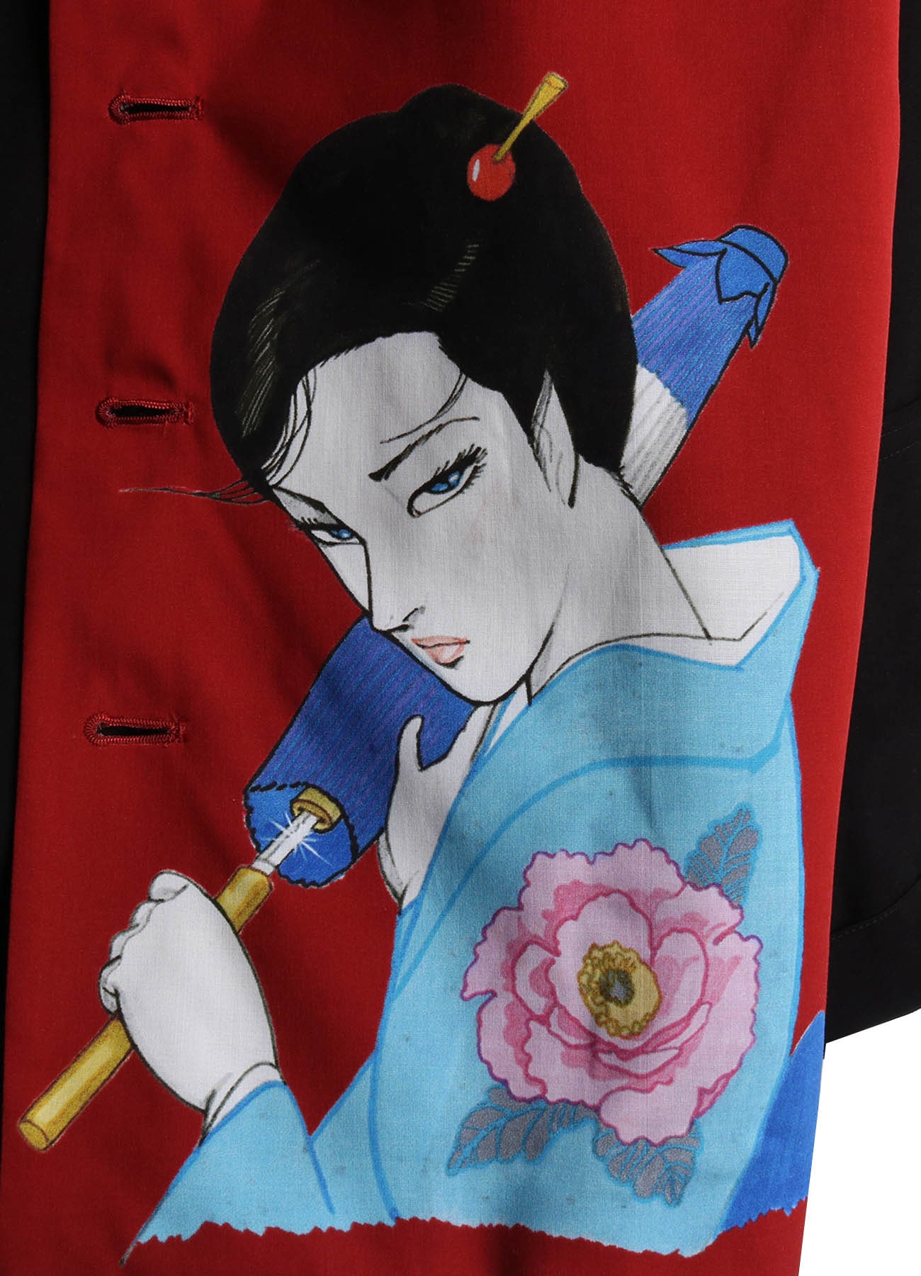 【3/19 12:00 Release】S'YTE X KAZUO KAMIMURA-LADY SNOWBLOOD PRINT DOUBLE-LAYER JACKET