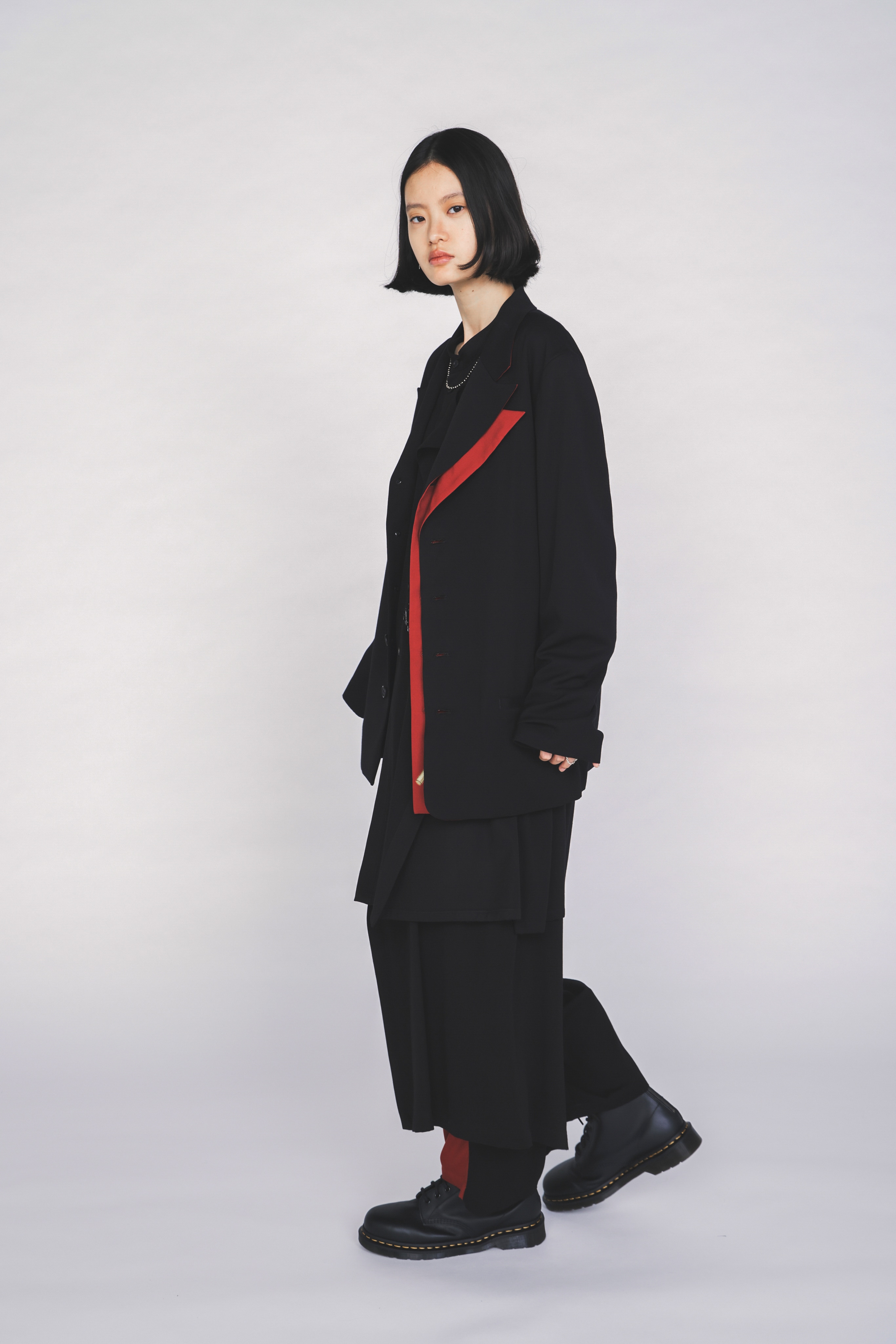 【3/19 12:00 Release】S'YTE X KAZUO KAMIMURA-LADY SNOWBLOOD PRINT DOUBLE-LAYER JACKET