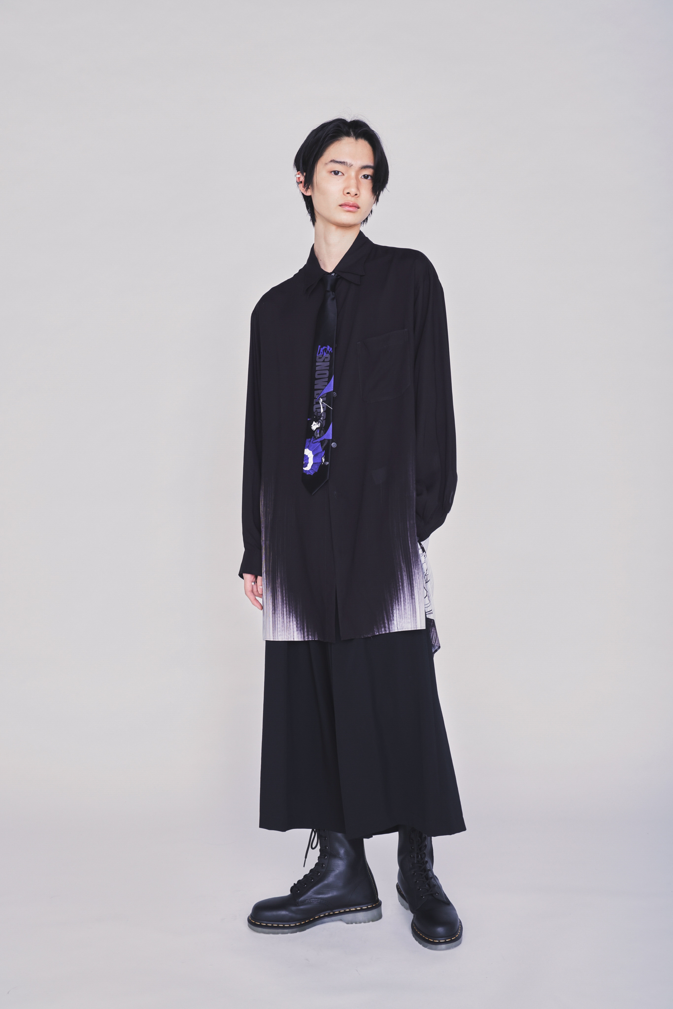 【3/19 12:00 Release】S'YTE X KAZUO KAMIMURA-LADY SNOWBLOOD PRINT NECKTIE