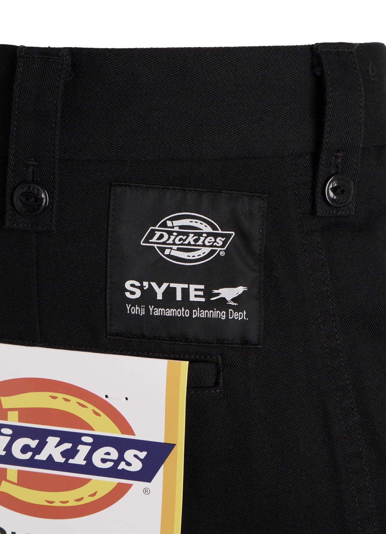 S'YTE × DICKIES-STRAIGHT PANTS WITH A REMOVABLE WRAP PANEL