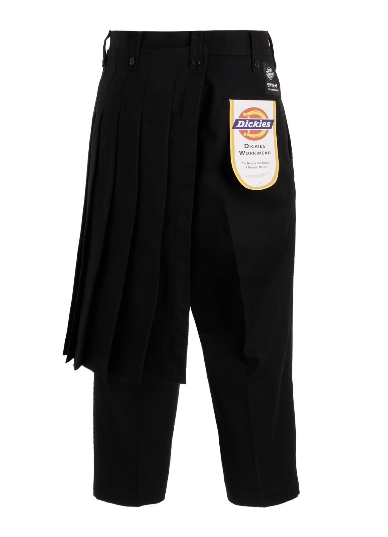 S'YTE × DICKIES-STRAIGHT PANTS WITH A REMOVABLE WRAP PANEL