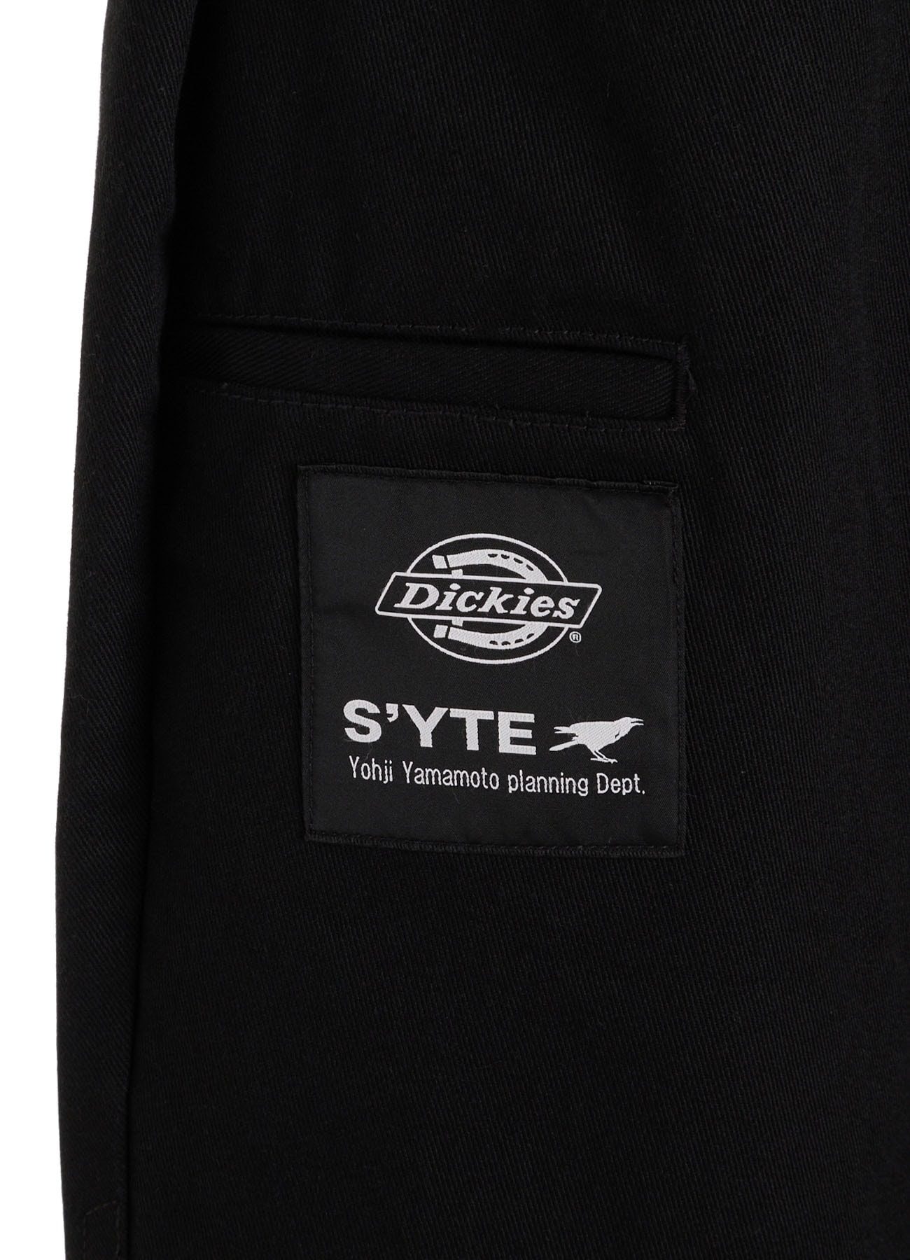 S'YTE × DICKIES-ASYMMETRIC FLAP-POCKET TAPERED PANTS