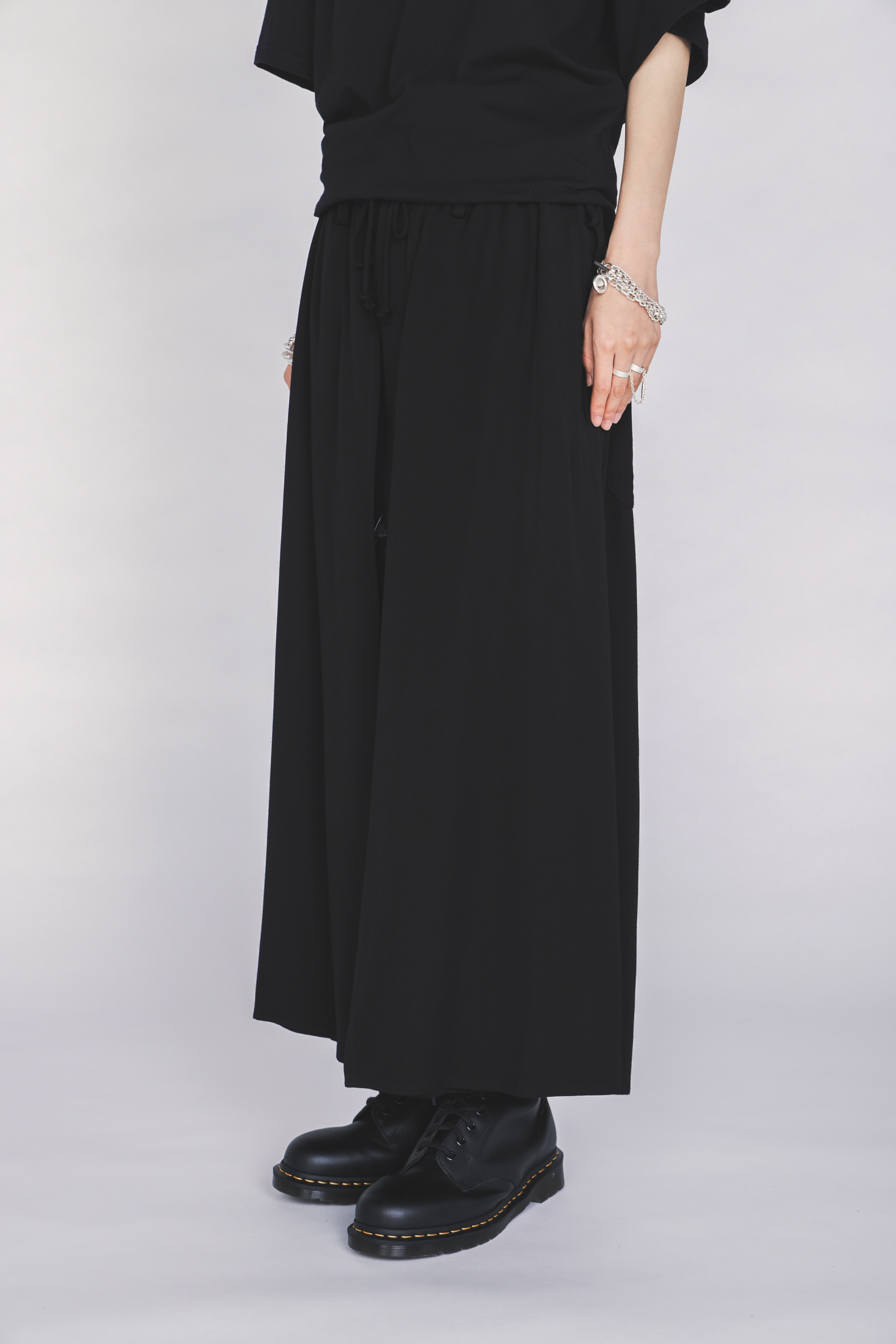 【3/19 12:00 Release】S'YTE X KAZUO KAMIMURA-LADY SNOWBLOOD PRINT DOUBLE-LAYER PANTS