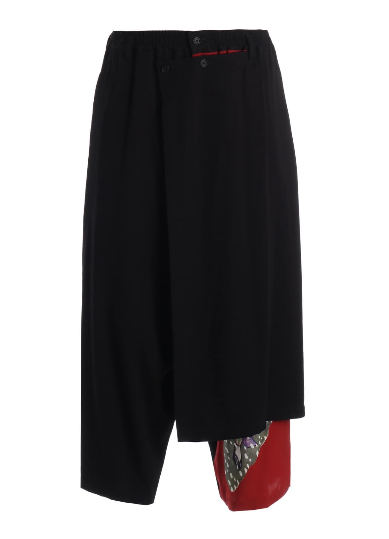 【3/19 12:00 Release】S'YTE X KAZUO KAMIMURA-LADY SNOWBLOOD PRINT WRAP PANTS