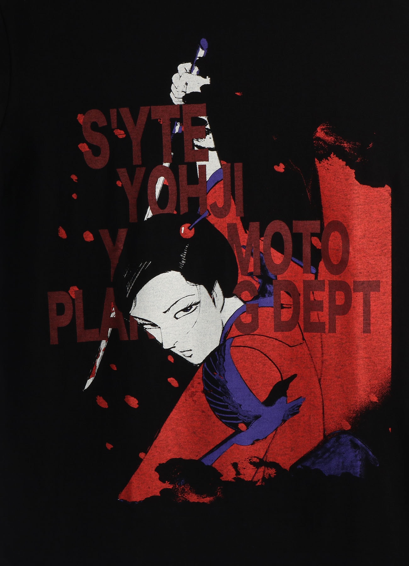 【3/19 12:00 Release】S'YTE X KAZUO KAMIMURA-LADY SNOWBLOOD PRINT T-SHIRT
