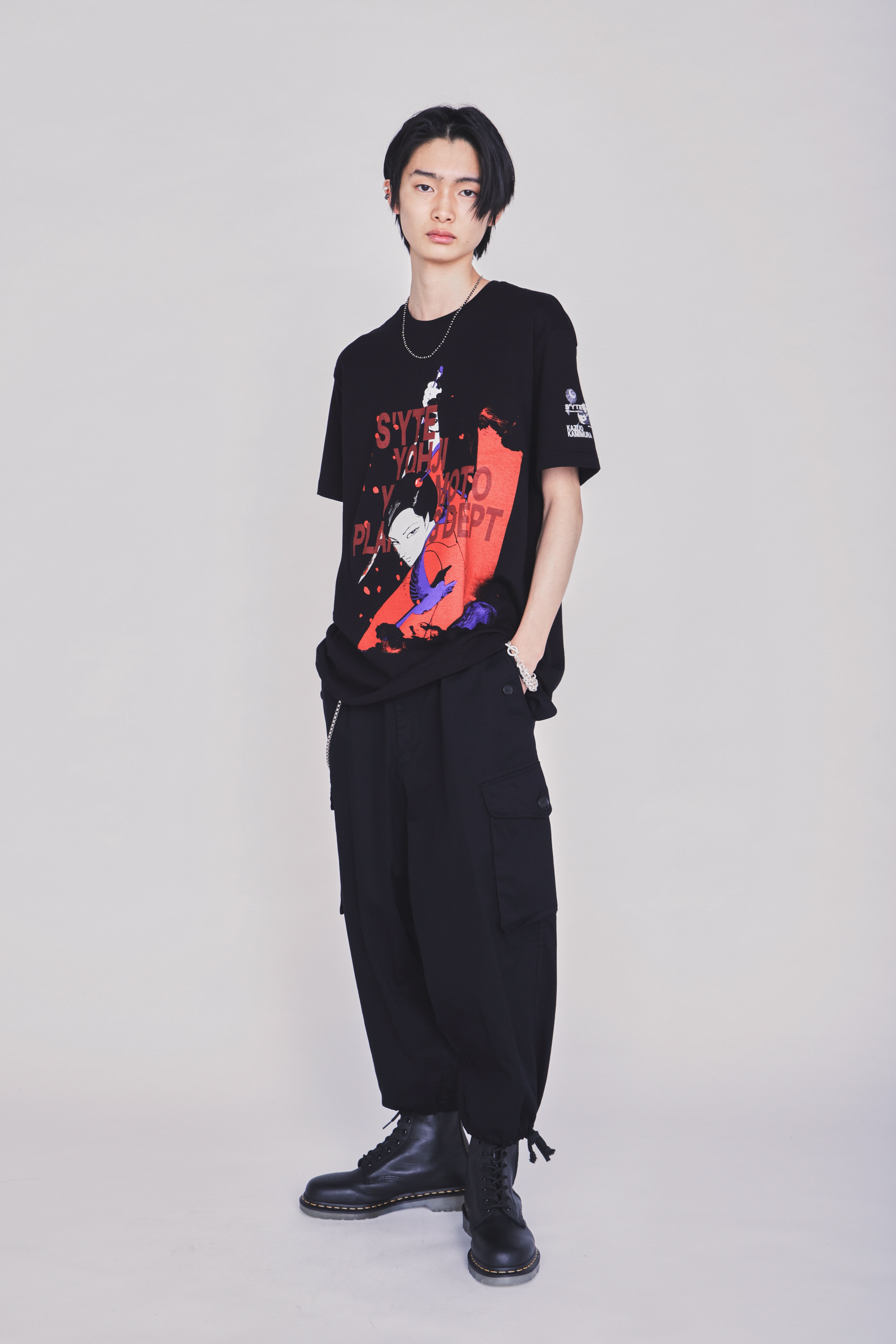 【3/19 12:00 Release】S'YTE X KAZUO KAMIMURA-LADY SNOWBLOOD PRINT T-SHIRT