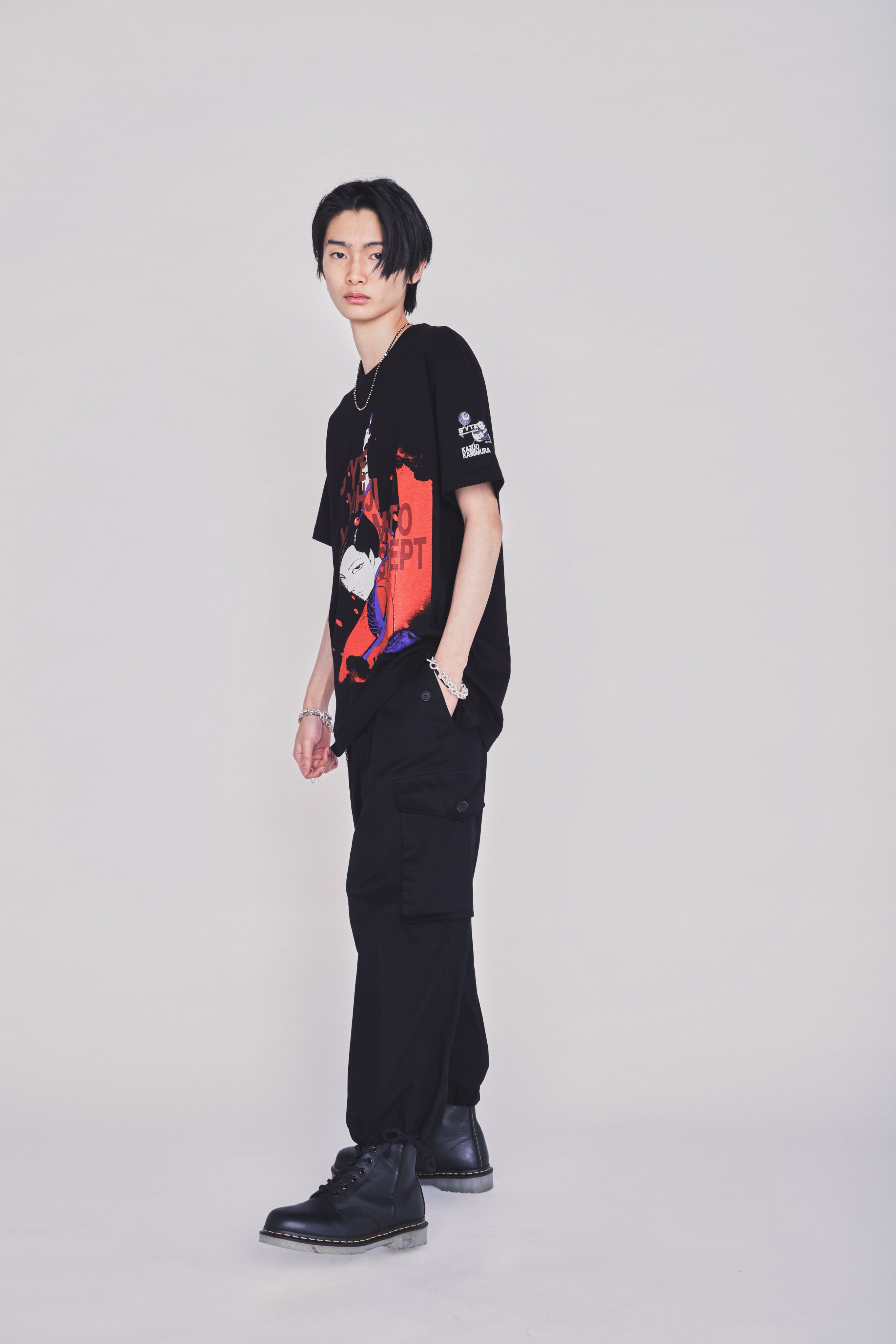 【3/19 12:00 Release】S'YTE X KAZUO KAMIMURA-LADY SNOWBLOOD PRINT T-SHIRT