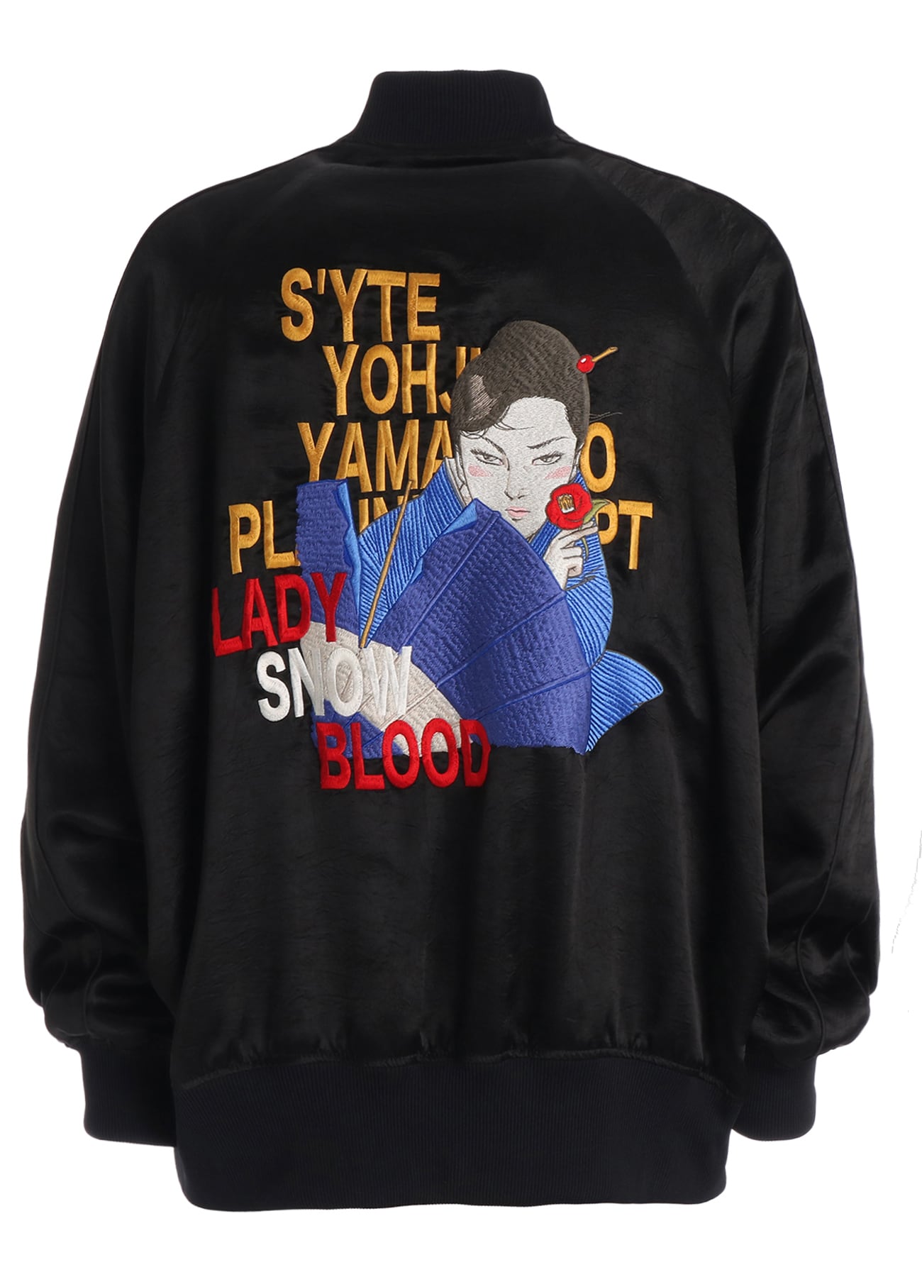 【3/19 12:00 Release】S'YTE X KAZUO KAMIMURA-LADY SNOWBLOOD EMBROIDERED BOMBER JACKET